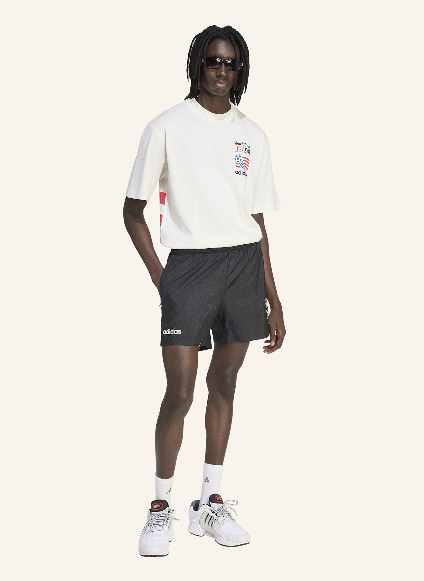 adidas GRAFIK T-SHIRT: WEISS