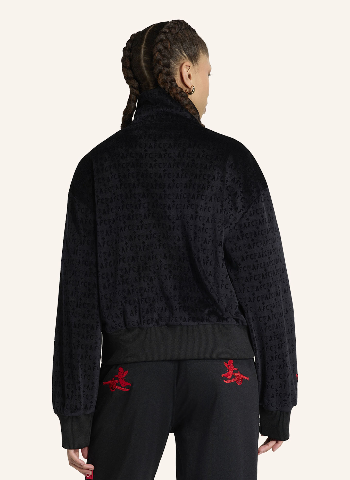 adidas FC ARSENAL PLACES+FACES TRACK TOP: SCHWARZ