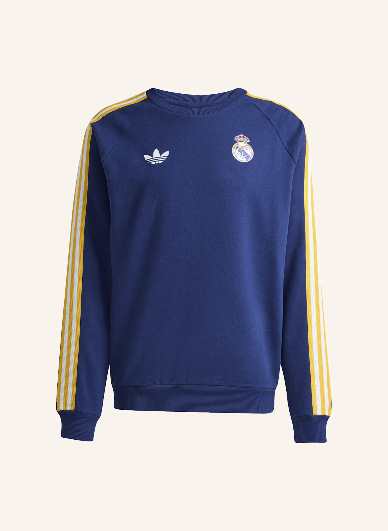 adidas REAL MADRID ORIGINALS SWEATSHIRT: BLAU