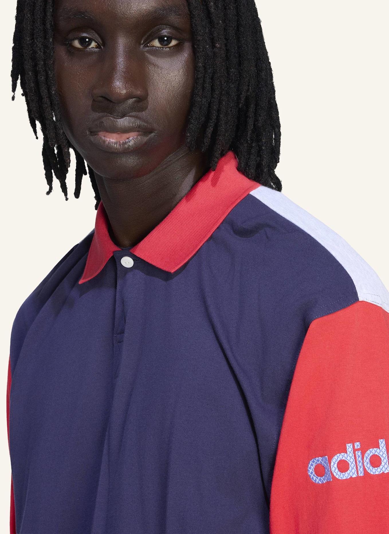 adidas GRAFIK POLOSHIRT: BLAU