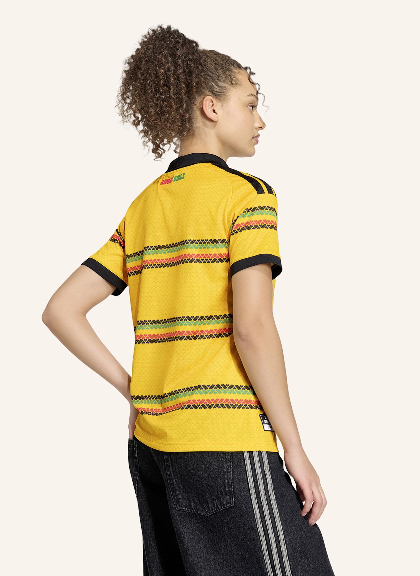 adidas JAMAIKA 26 X BOB MARLEY HEIMTRIKOT: GOLD