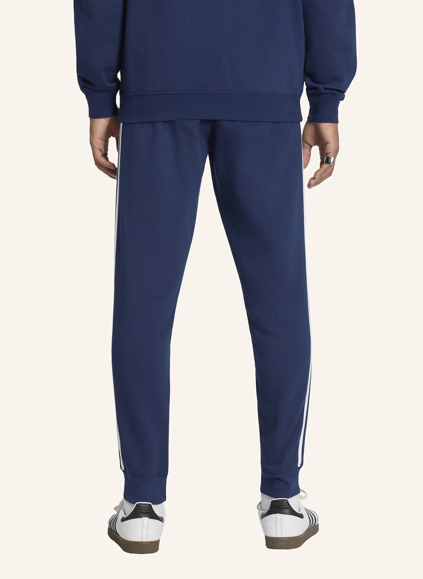 adidas Originals Sweatpants: BLAU/ WEISS