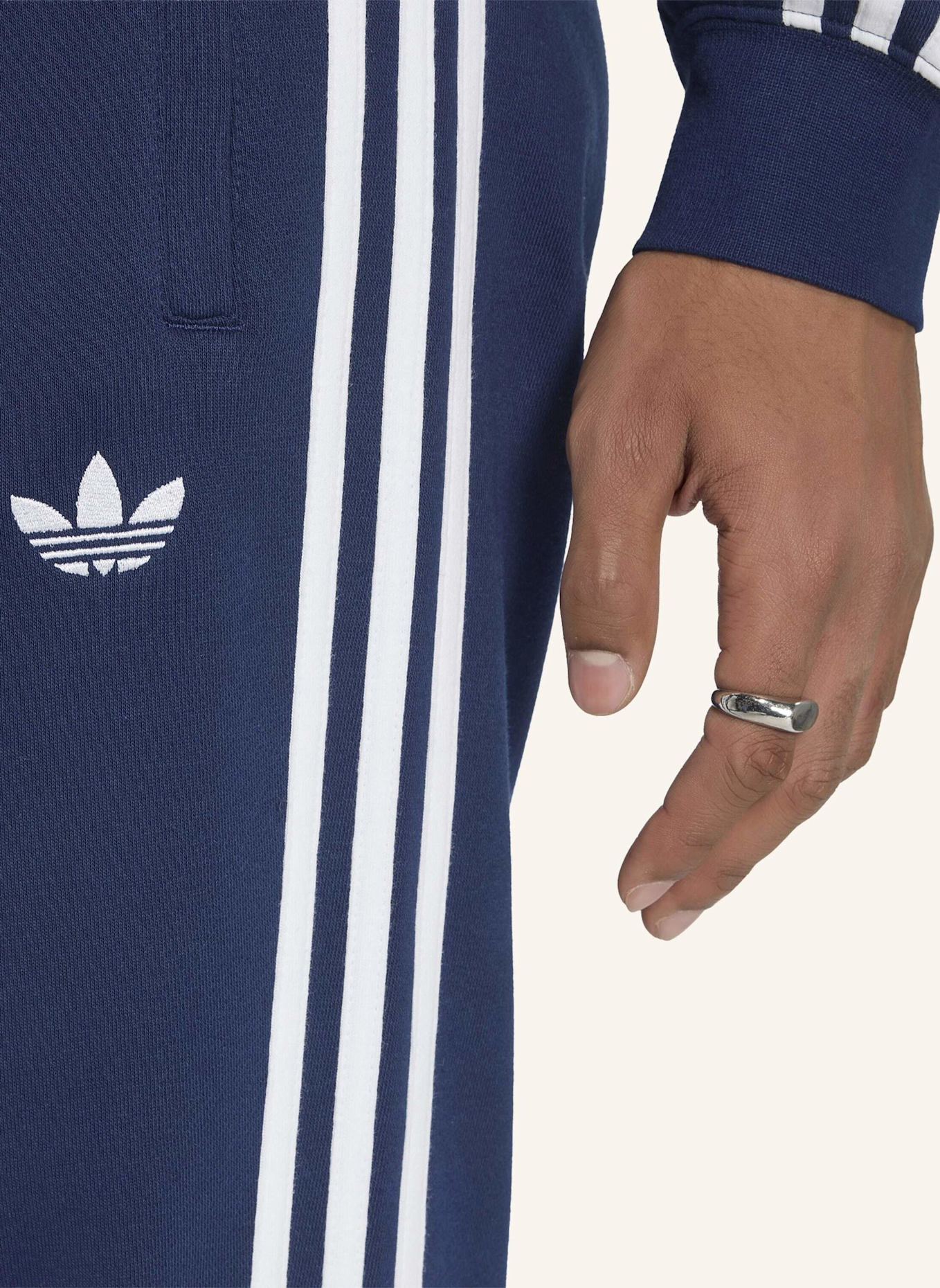 adidas Originals Sweatpants: BLAU/ WEISS