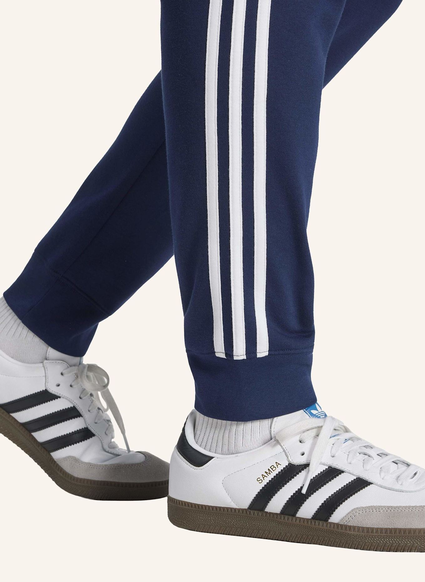 adidas Originals Sweatpants: BLAU/ WEISS