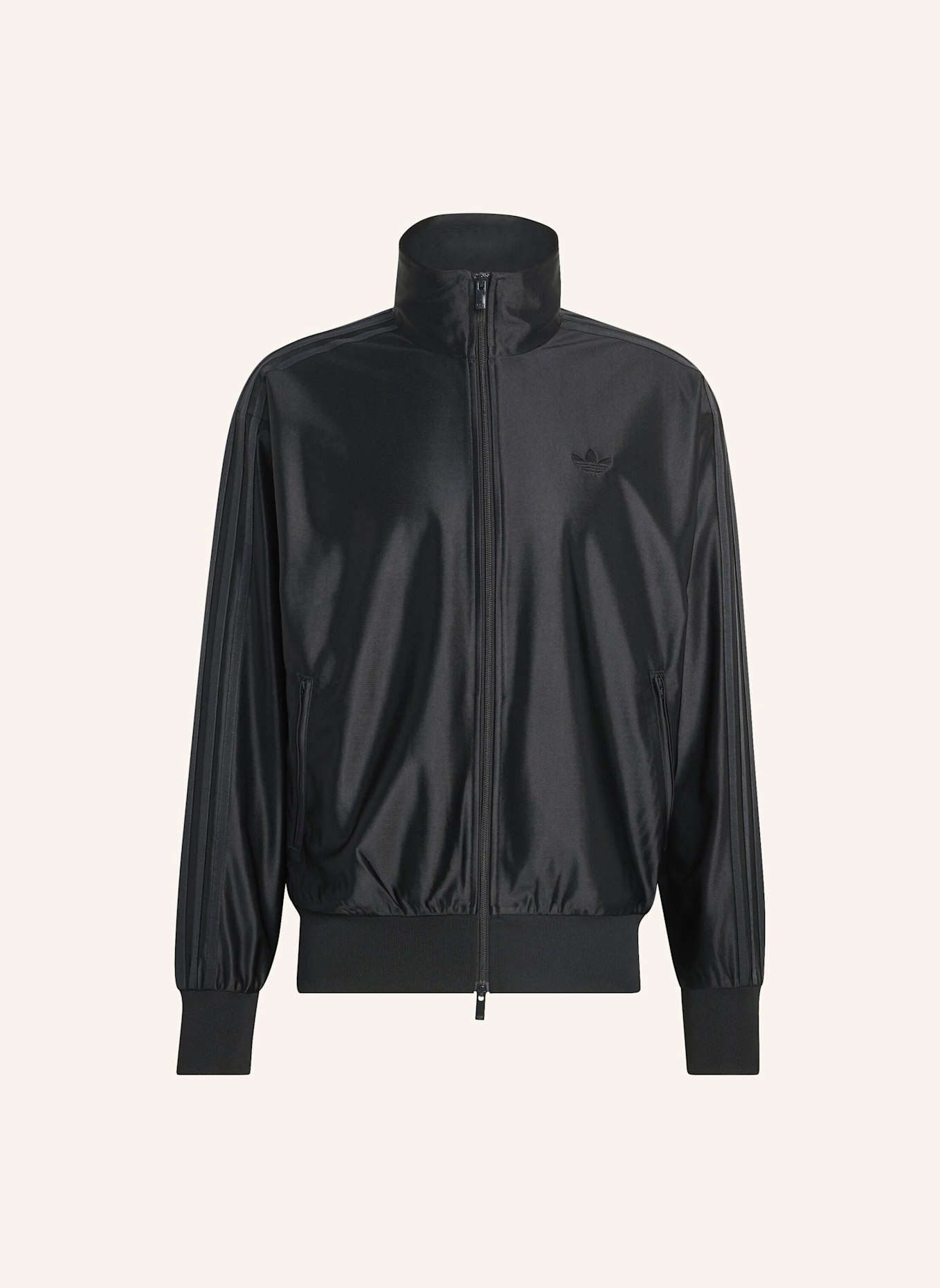 adidas Originals FIREBIRD METALLIC TRACK TOP: SCHWARZ
