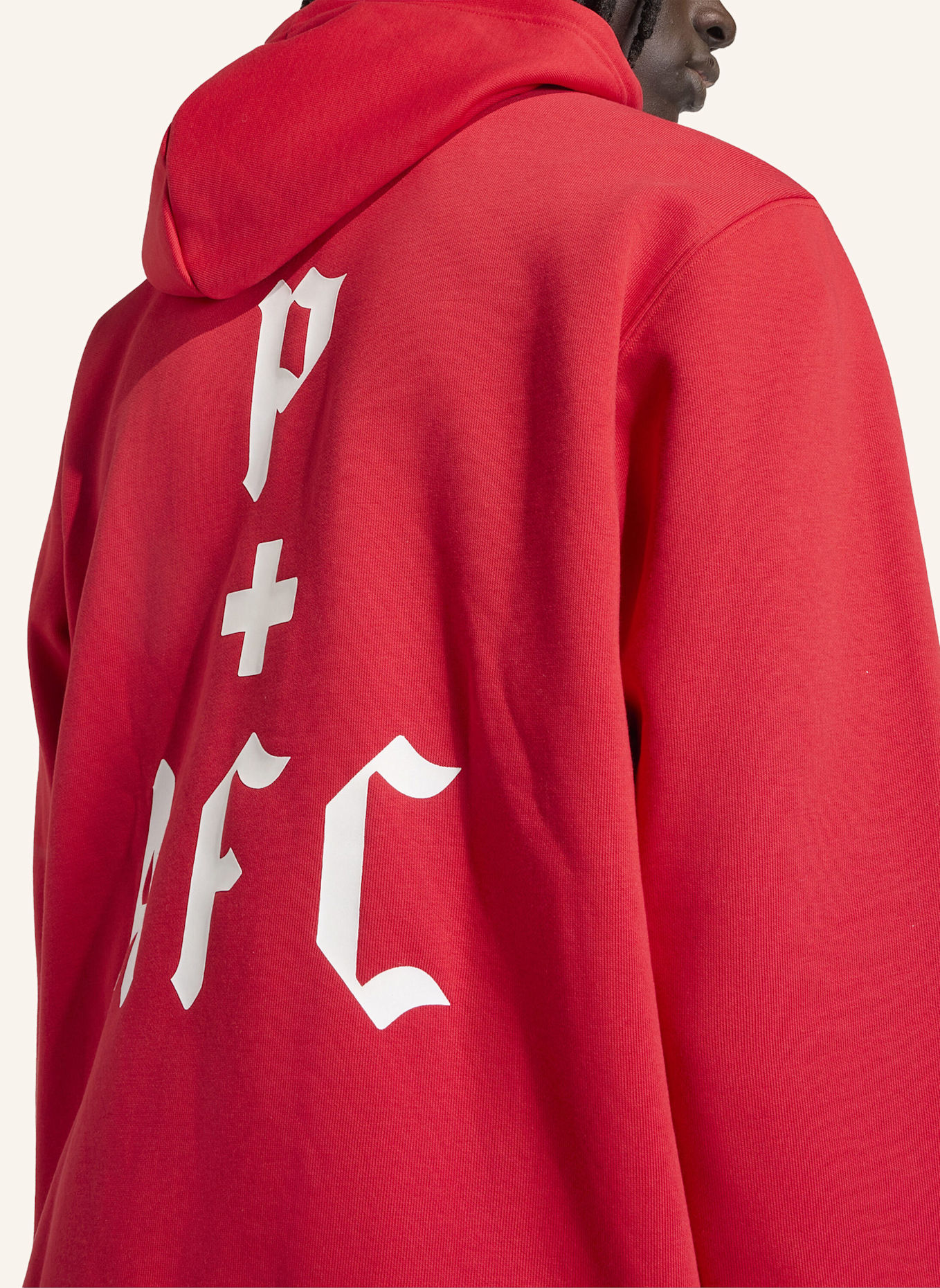 adidas FC ARSENAL PLACES+FACES HOODIE: ROT