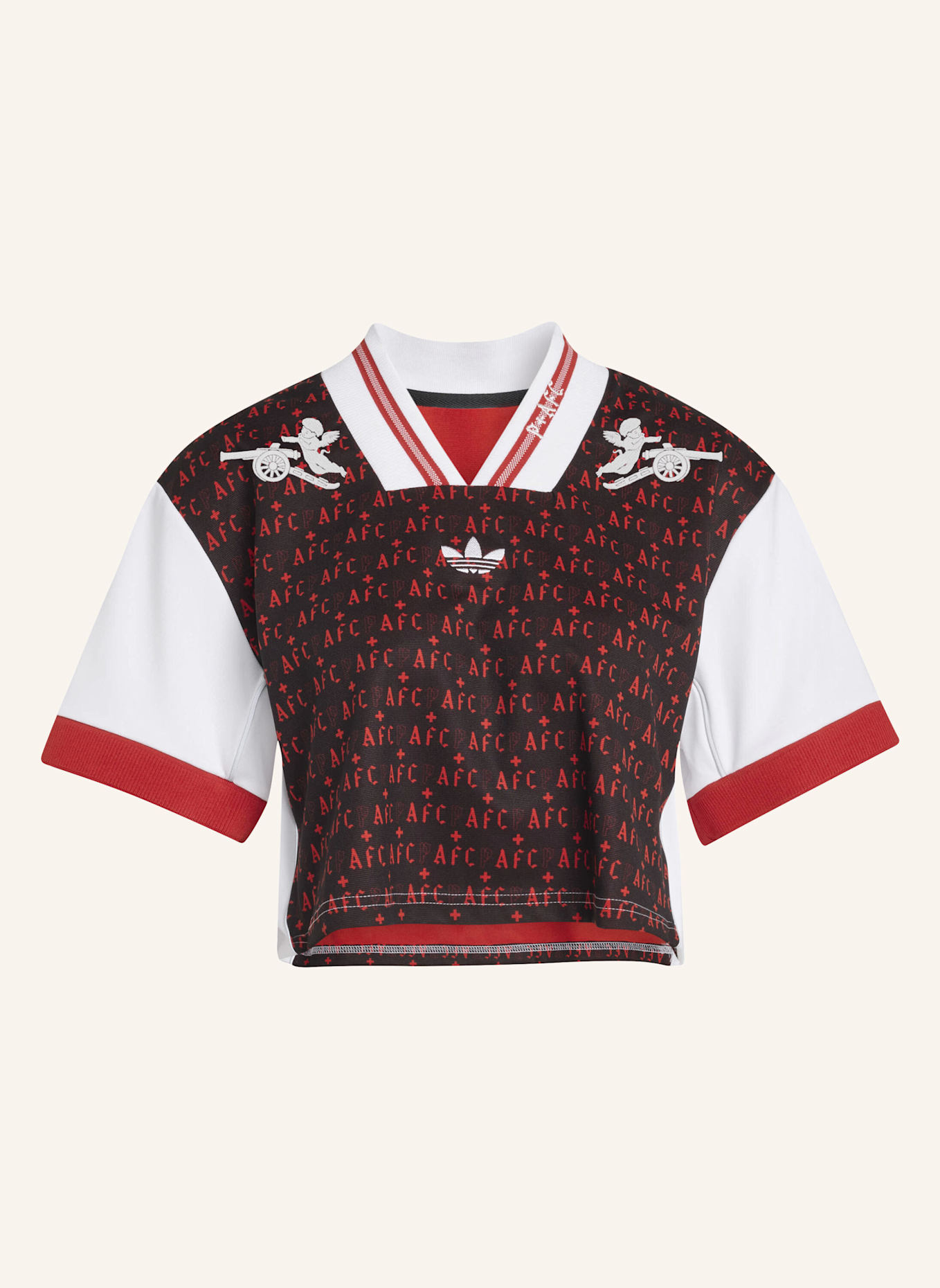 adidas ARSENAL FC PLACES+FACES LIFESTYLER TRIKOT: SCHWARZ/ WEISS