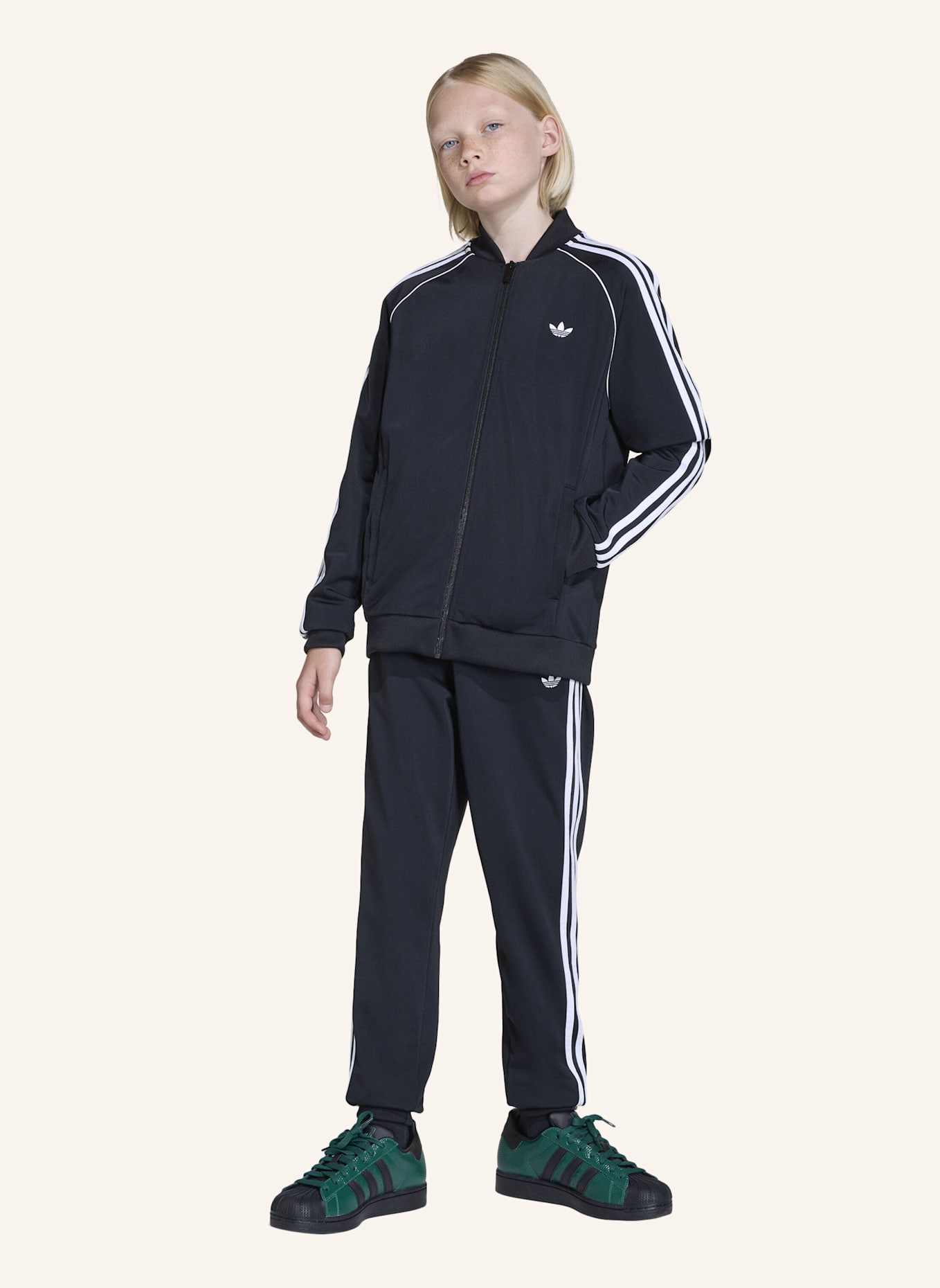 adidas Originals SST TRAININGSJACKE: SCHWARZ/ WEISS