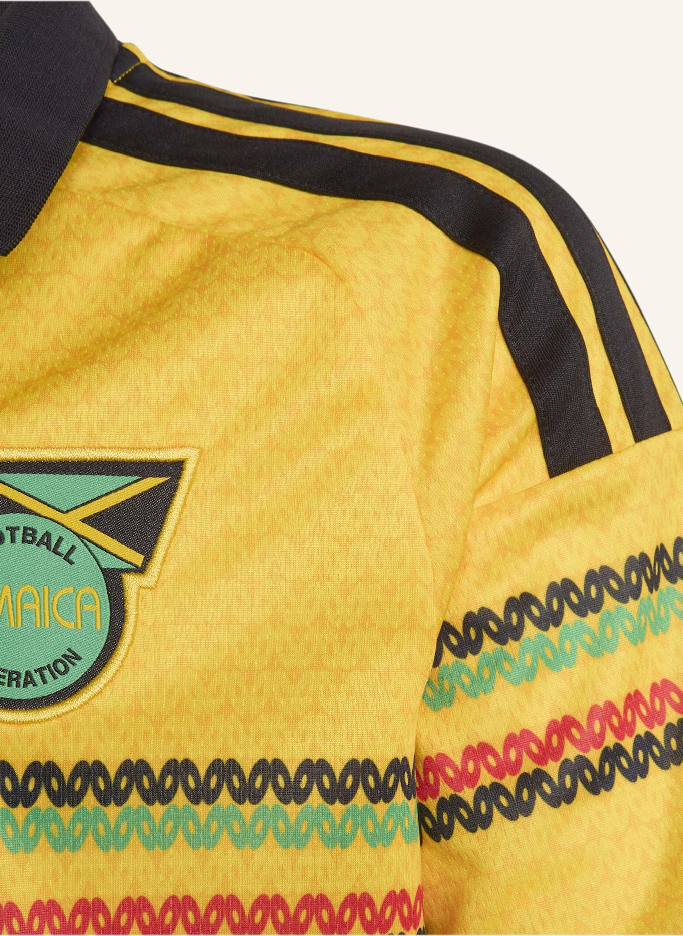 adidas JAMAIKA 26 X BOB MARLEY KIDS HEIMTRIKOT: GOLD