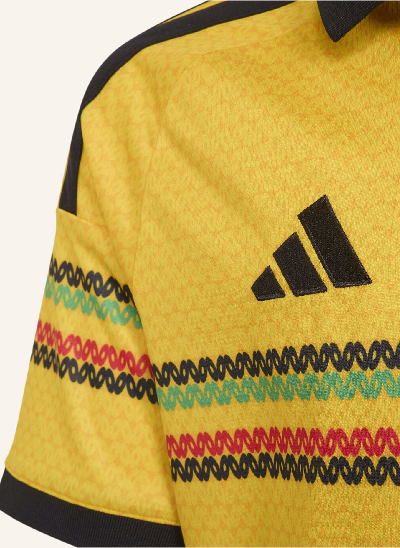 adidas JAMAIKA 26 X BOB MARLEY KIDS HEIMTRIKOT: GOLD