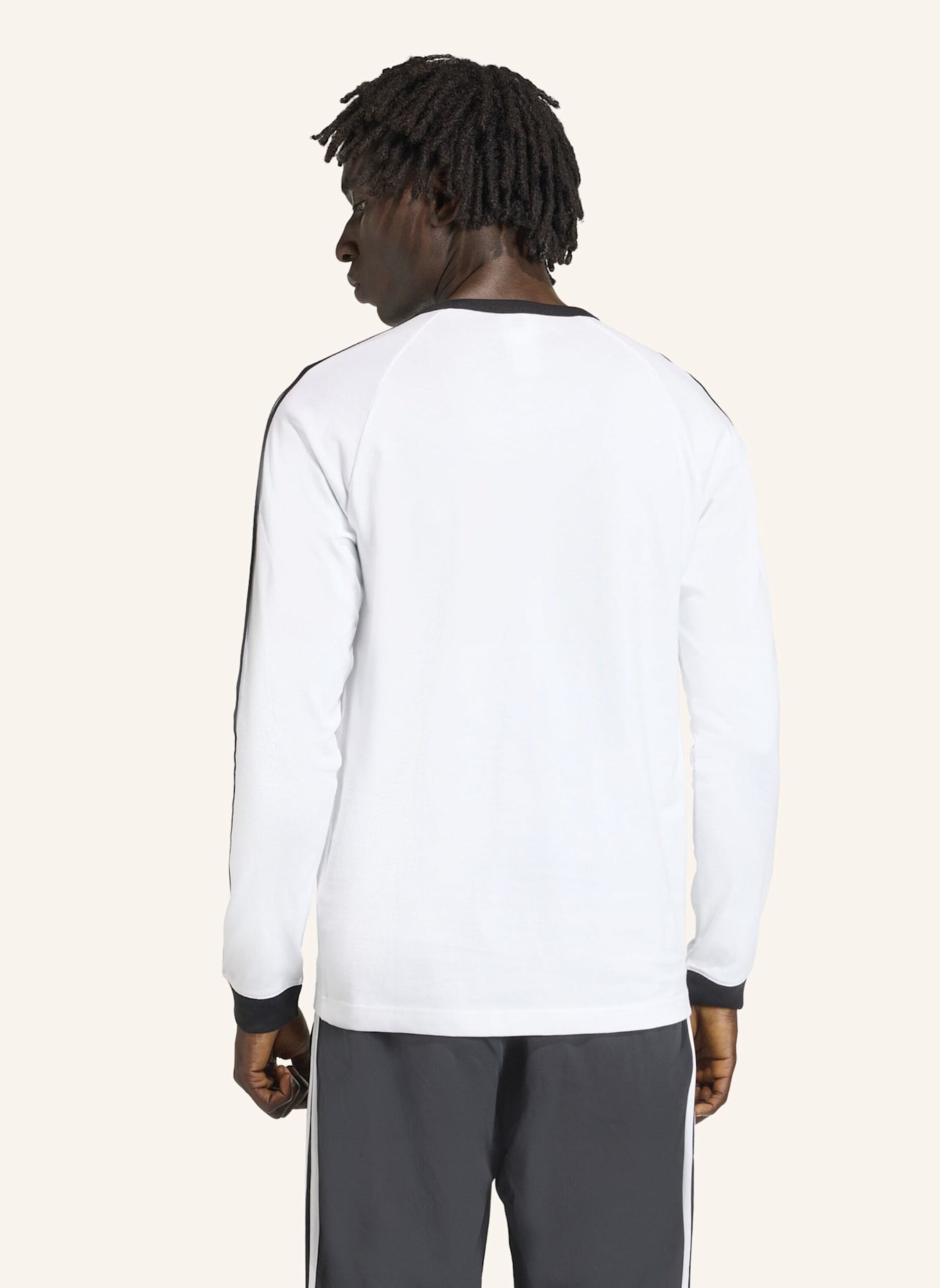 adidas Originals Longsleeve 3STREIFEN: WEISS