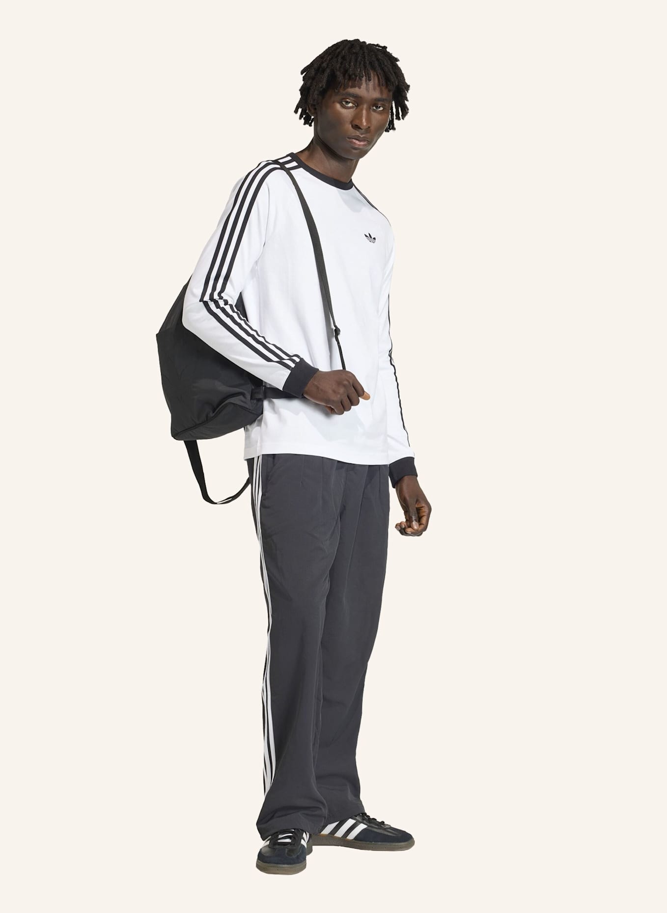 adidas Originals Longsleeve 3STREIFEN: WEISS