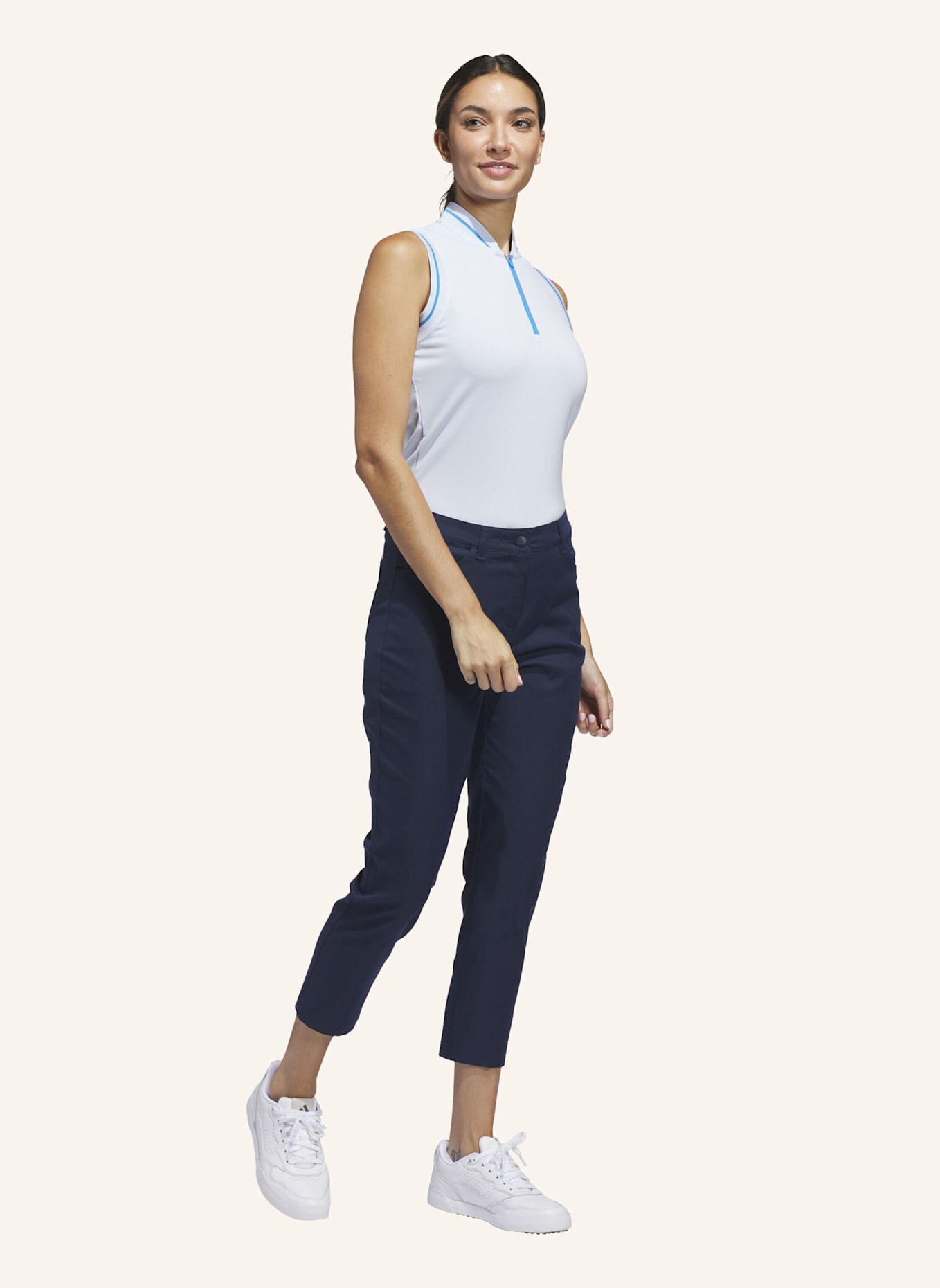 adidas ULTIMATE365 TWISTWEAVE 5-POCKET HOSE, KNÖCHELLANG: BLAU
