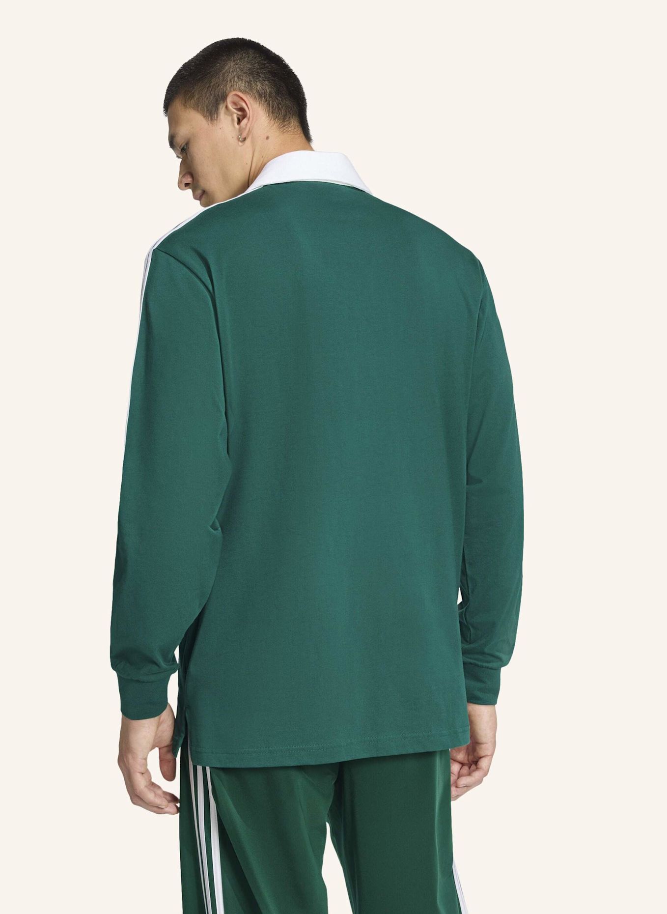 adidas Originals Rugbyshirt 3-STREIFEN: GRÜN
