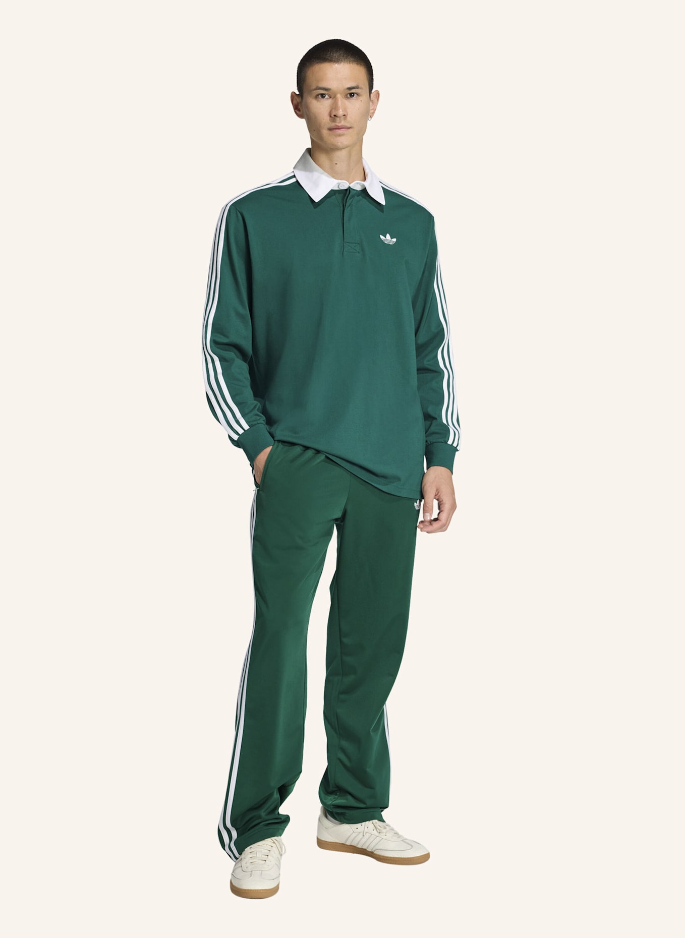 adidas Originals Rugbyshirt 3-STREIFEN: GRÜN