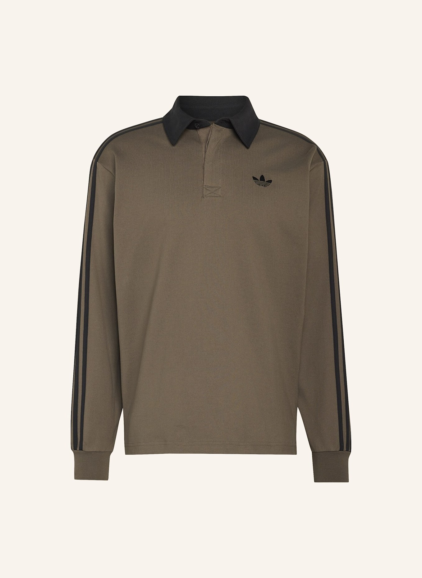adidas Originals Rugbyshirt 3-STREIFEN: BRAUN