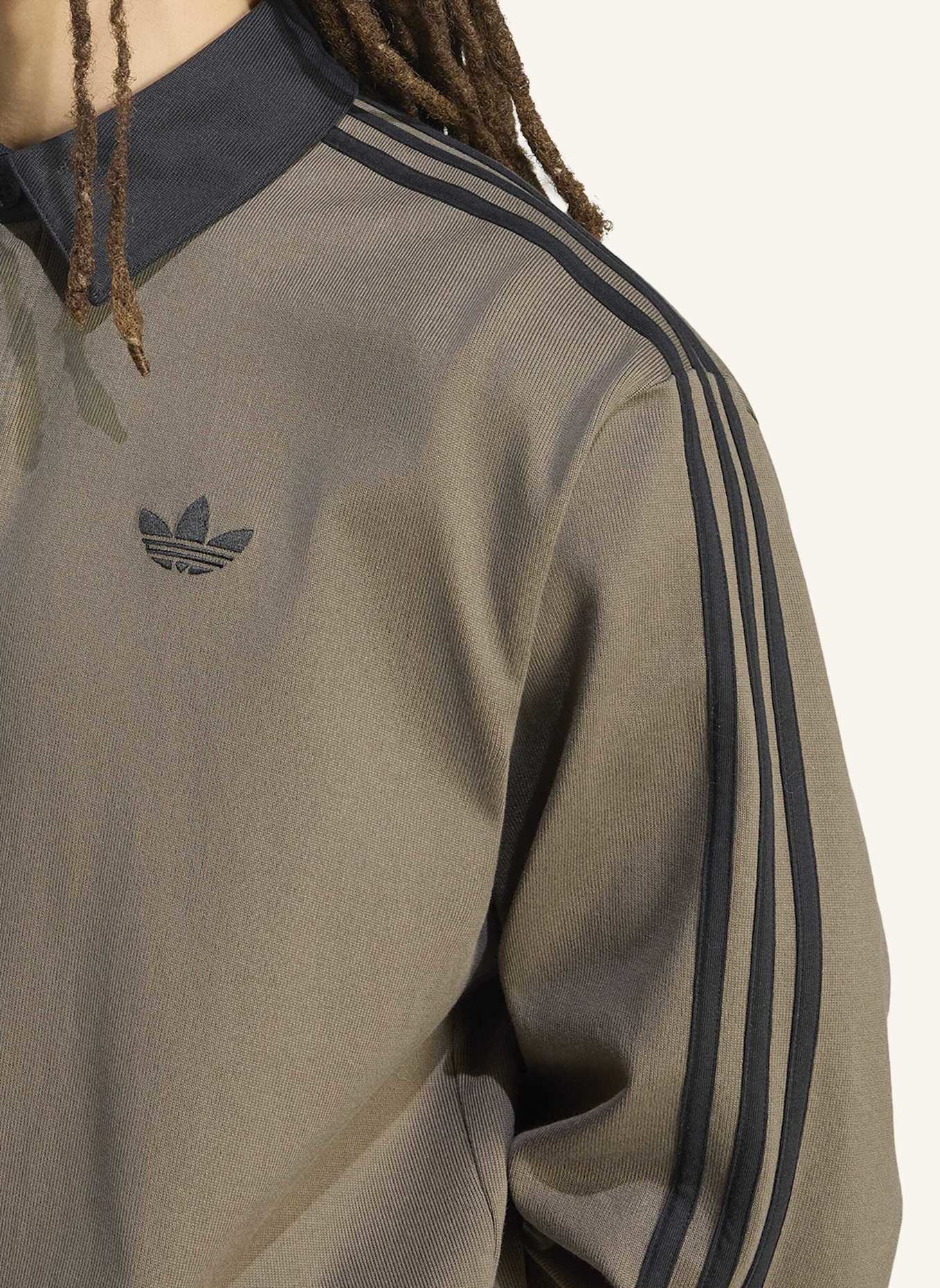 adidas Originals Rugbyshirt 3-STREIFEN: BRAUN