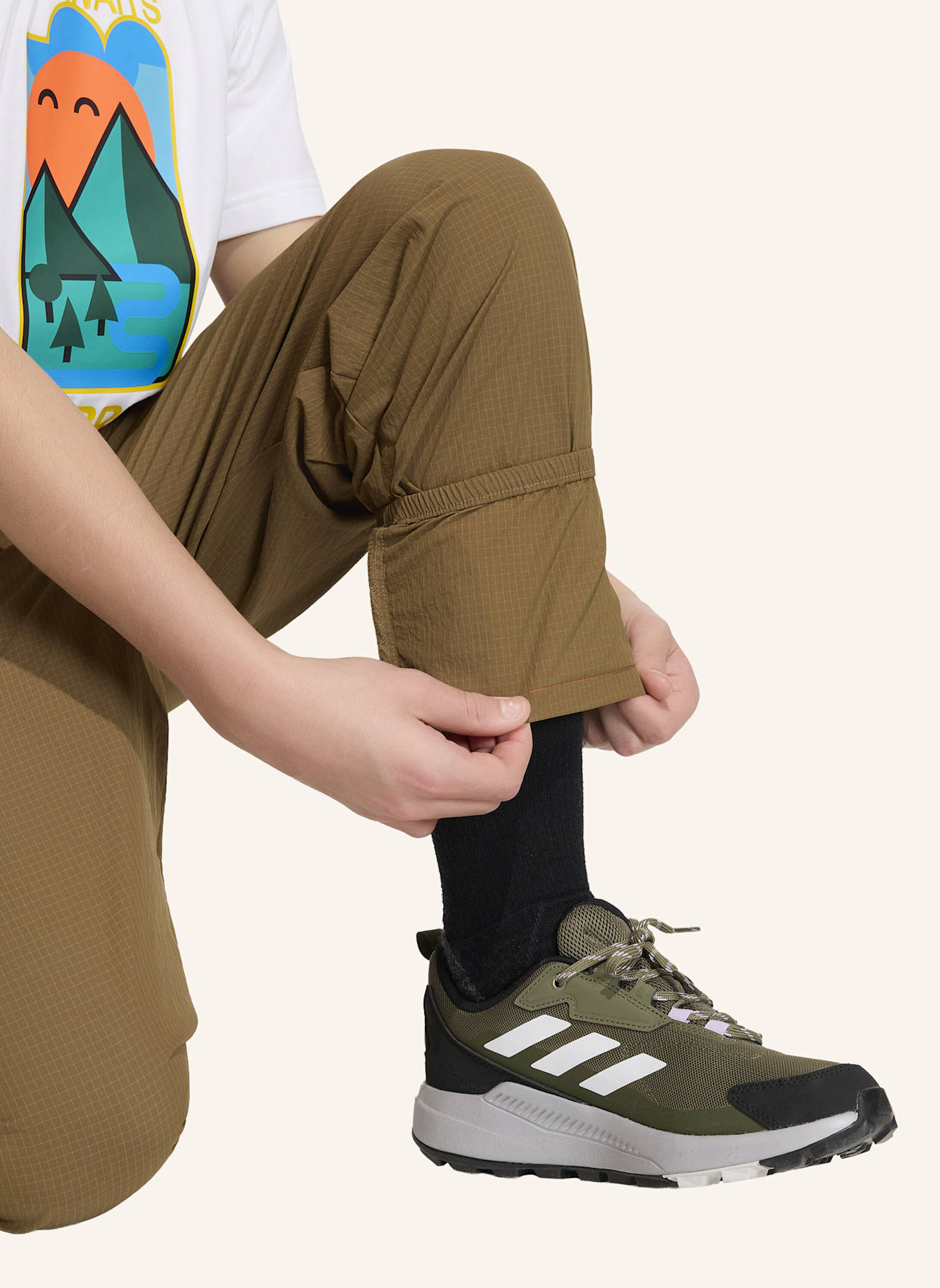 adidas TERREX TERREX KIDS XPLORIC CLIMA365 KIDS CARGOHOSE: BRAUN