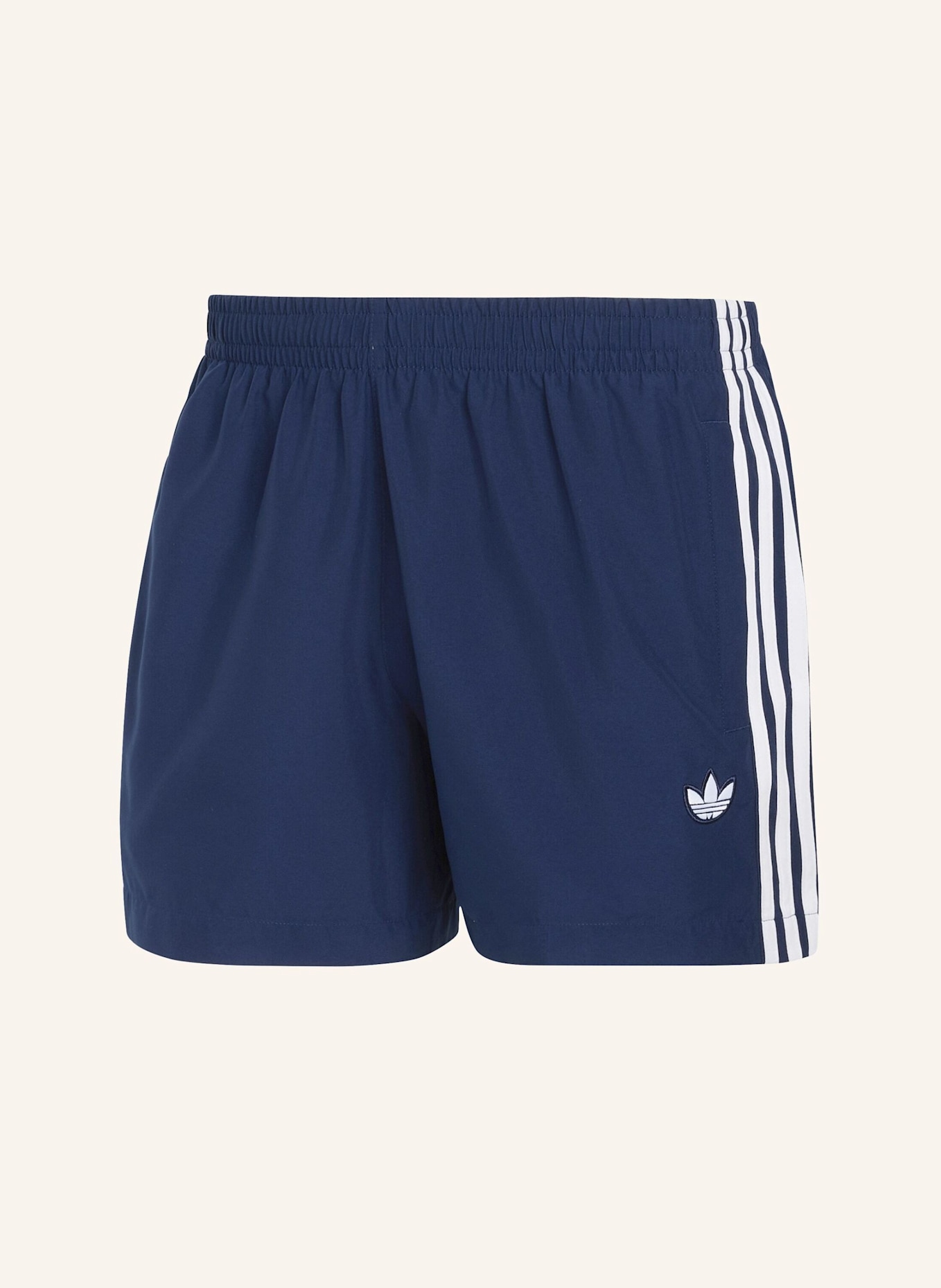 adidas Originals 3-STREIFEN BADESHORTS: BLAU
