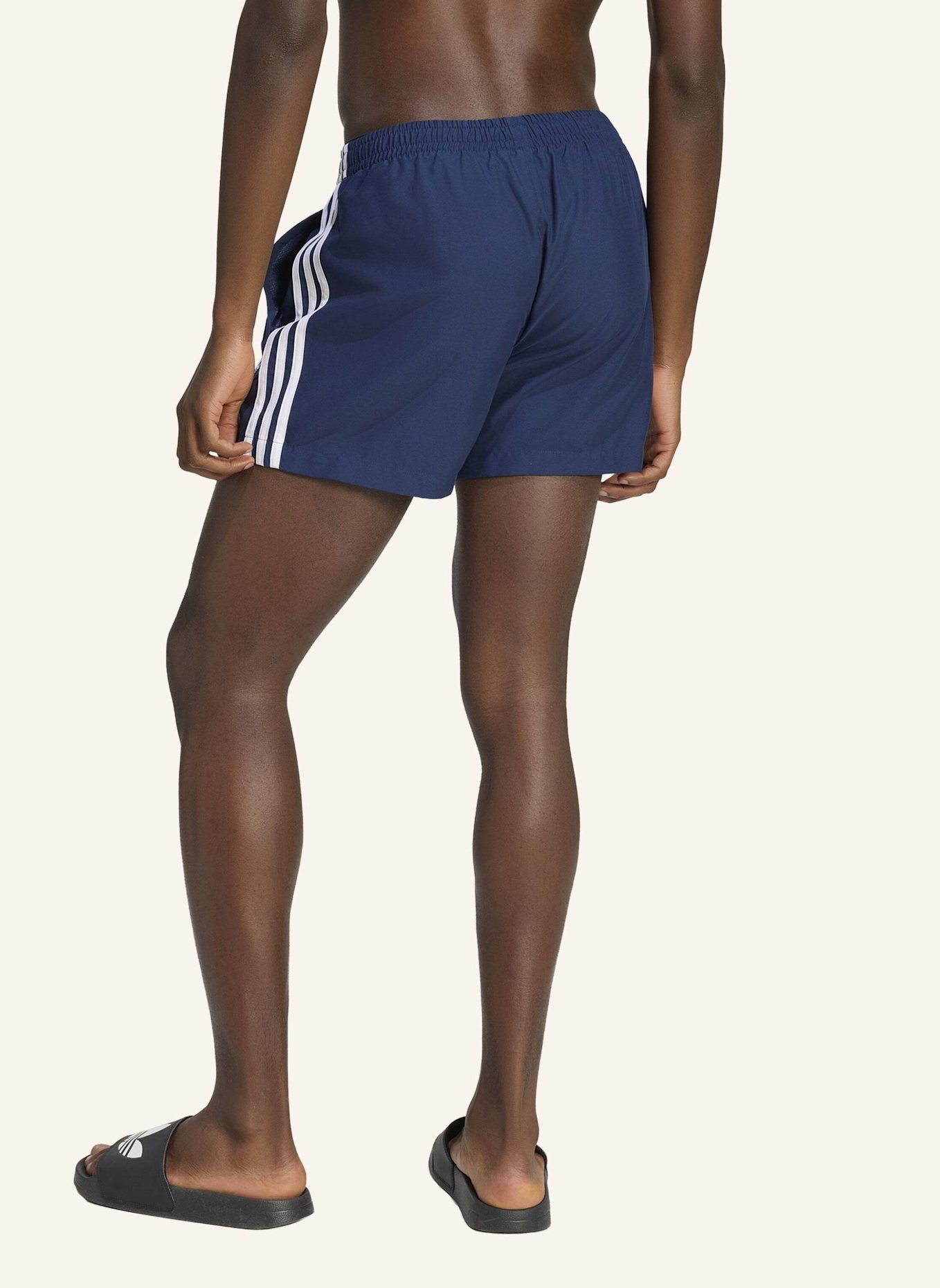 adidas Originals 3-STREIFEN BADESHORTS: BLAU