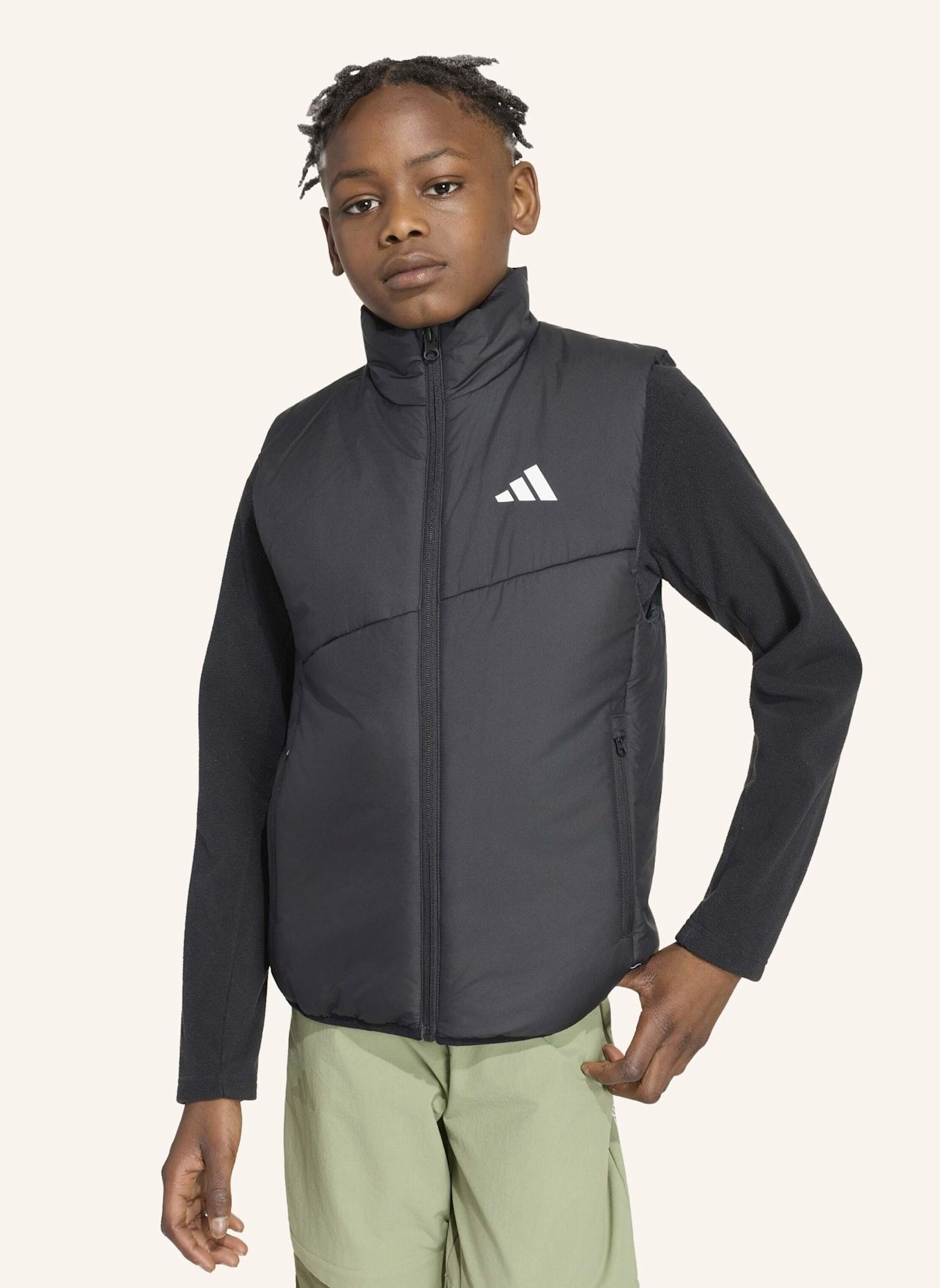 adidas TERREX TERREX MULTI CLIMAWARM KIDS WESTE, ISOLIERT: SCHWARZ