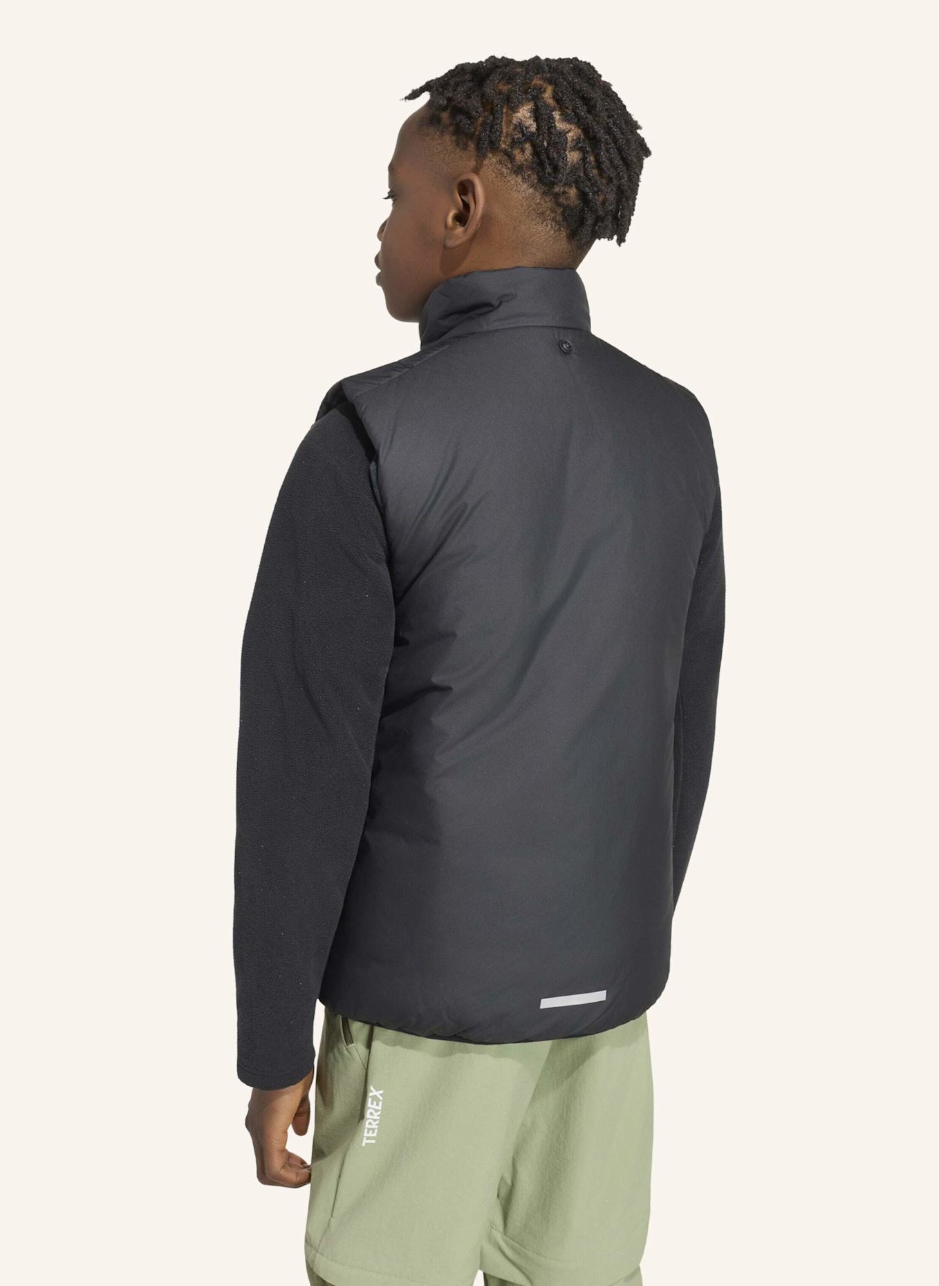 adidas TERREX TERREX MULTI CLIMAWARM KIDS WESTE, ISOLIERT: SCHWARZ