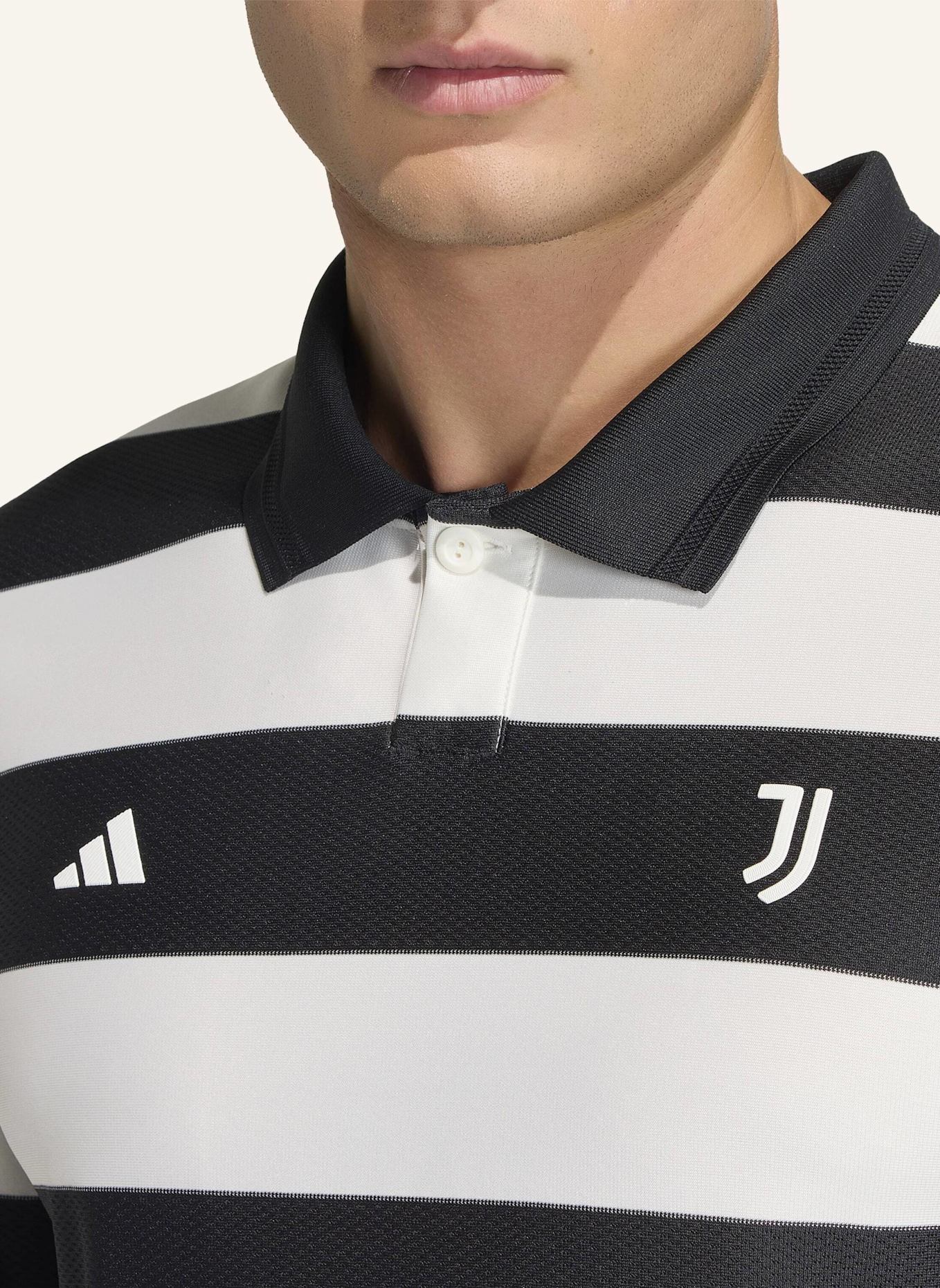 adidas SGURA AUTHENTIC LANGÄRMELIGES TRIKOT: SCHWARZ
