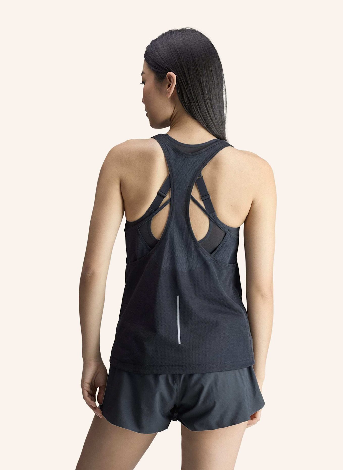 adidas by Stella McCartney ADIDAS BY STELLA MCCARTNEY LAUF-TANKTOP: SCHWARZ