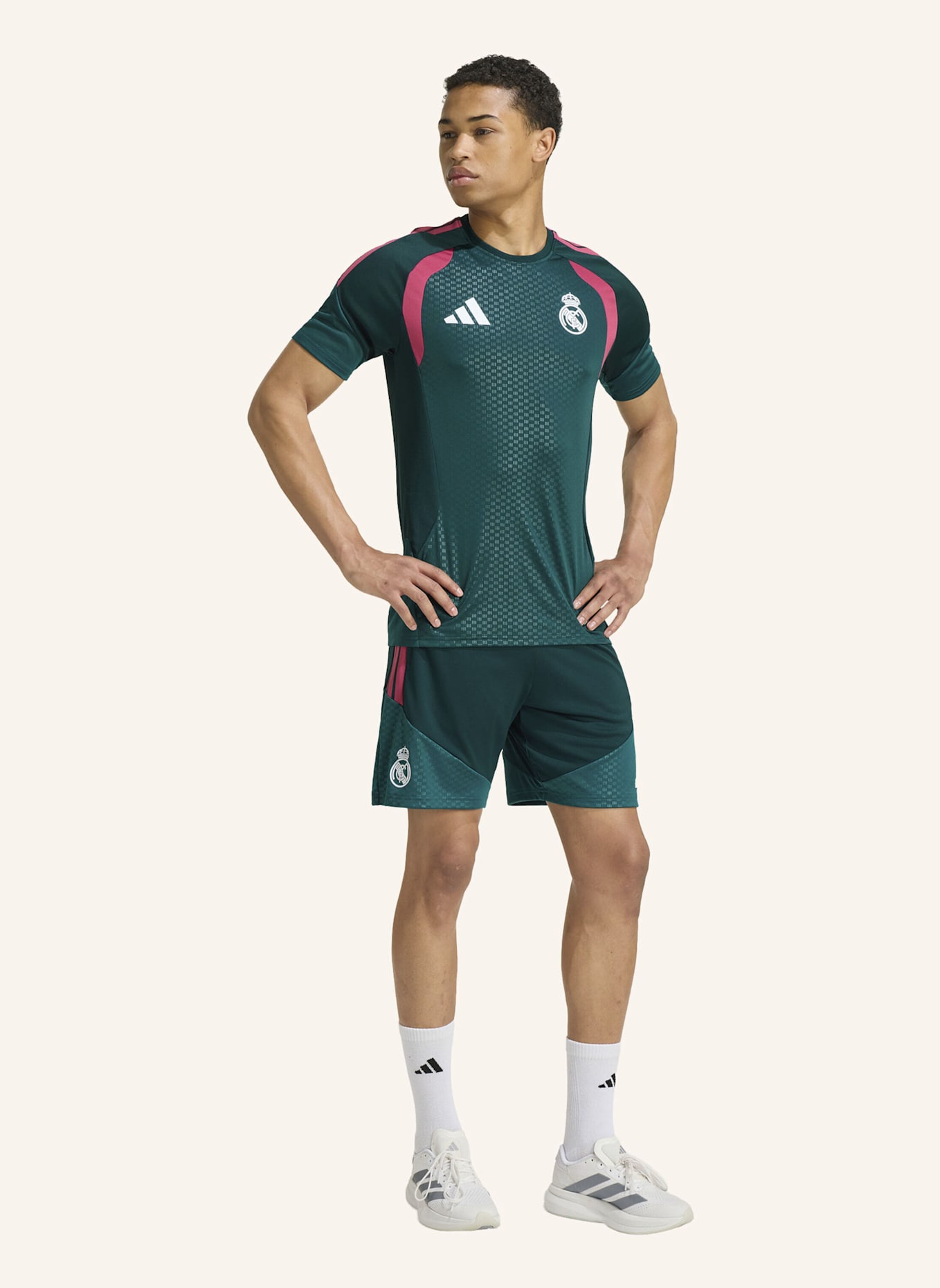 adidas REAL MADRID 26/27 TIRO 26 COMPETITION TRAININGSTRIKOT: GRÜN/ ROSA
