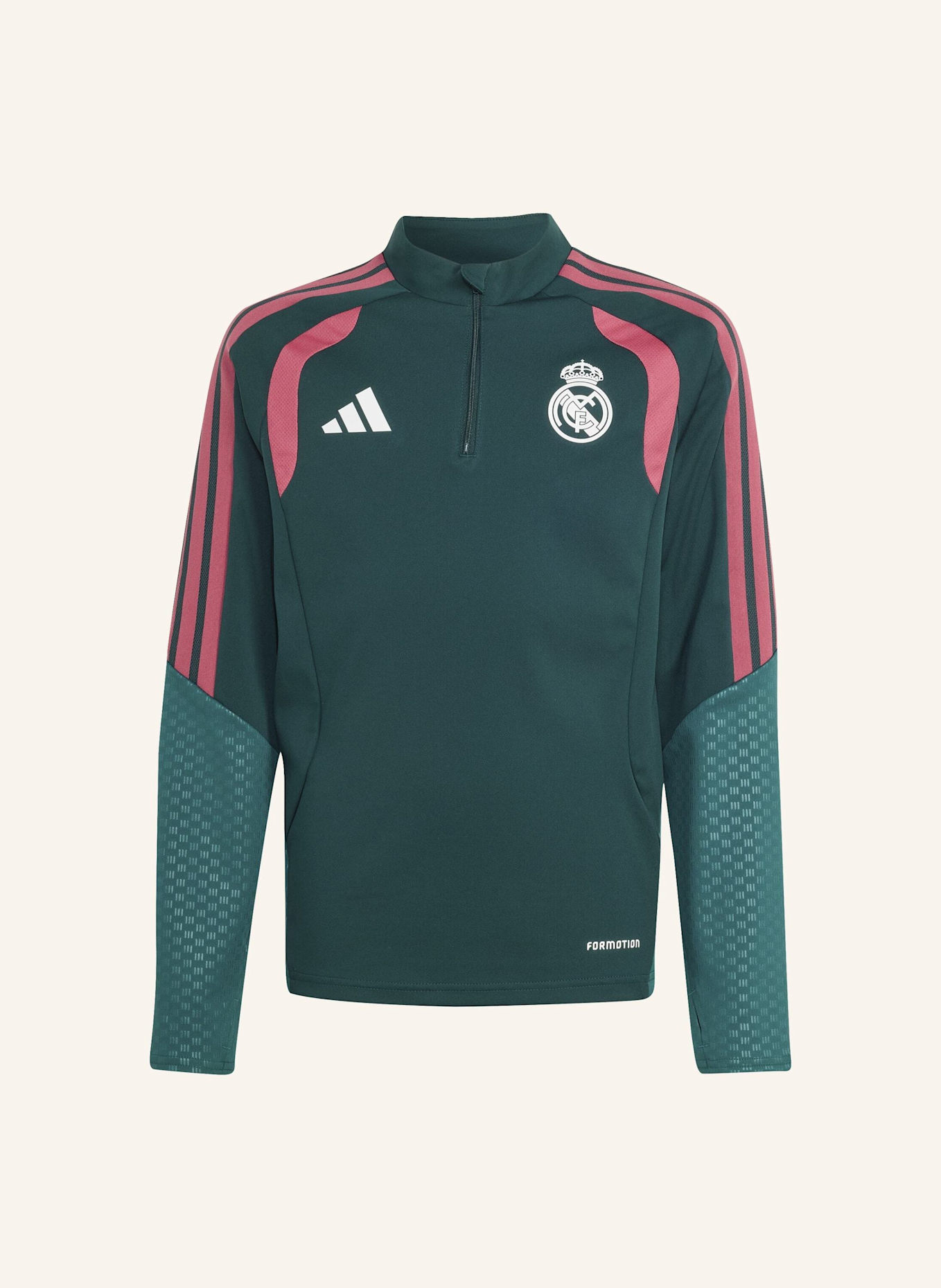 adidas REAL MADRID 26/27 TIRO26 COMPETITION KIDS TRAININGSOBERTEIL: GRÜN/ ROSA