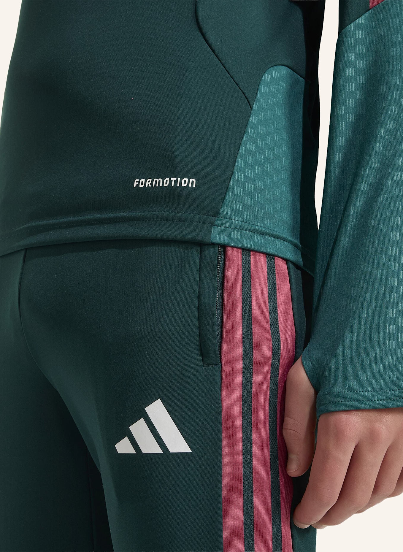 adidas REAL MADRID 26/27 TIRO26 COMPETITION KIDS TRAININGSOBERTEIL: GRÜN/ ROSA