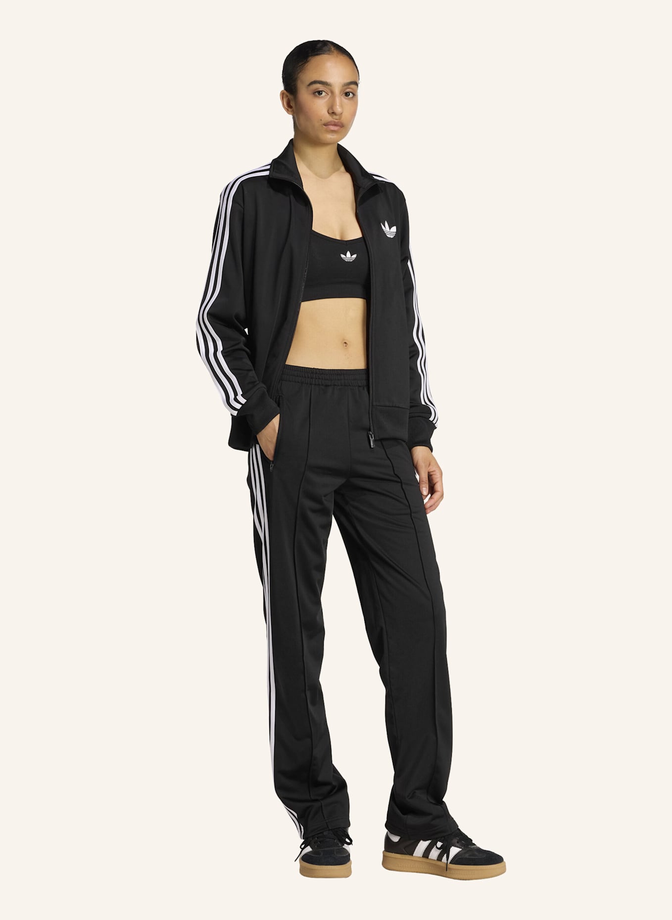 adidas Originals FIREBIRD TRACK TOP LOOSE.: SCHWARZ/ WEISS