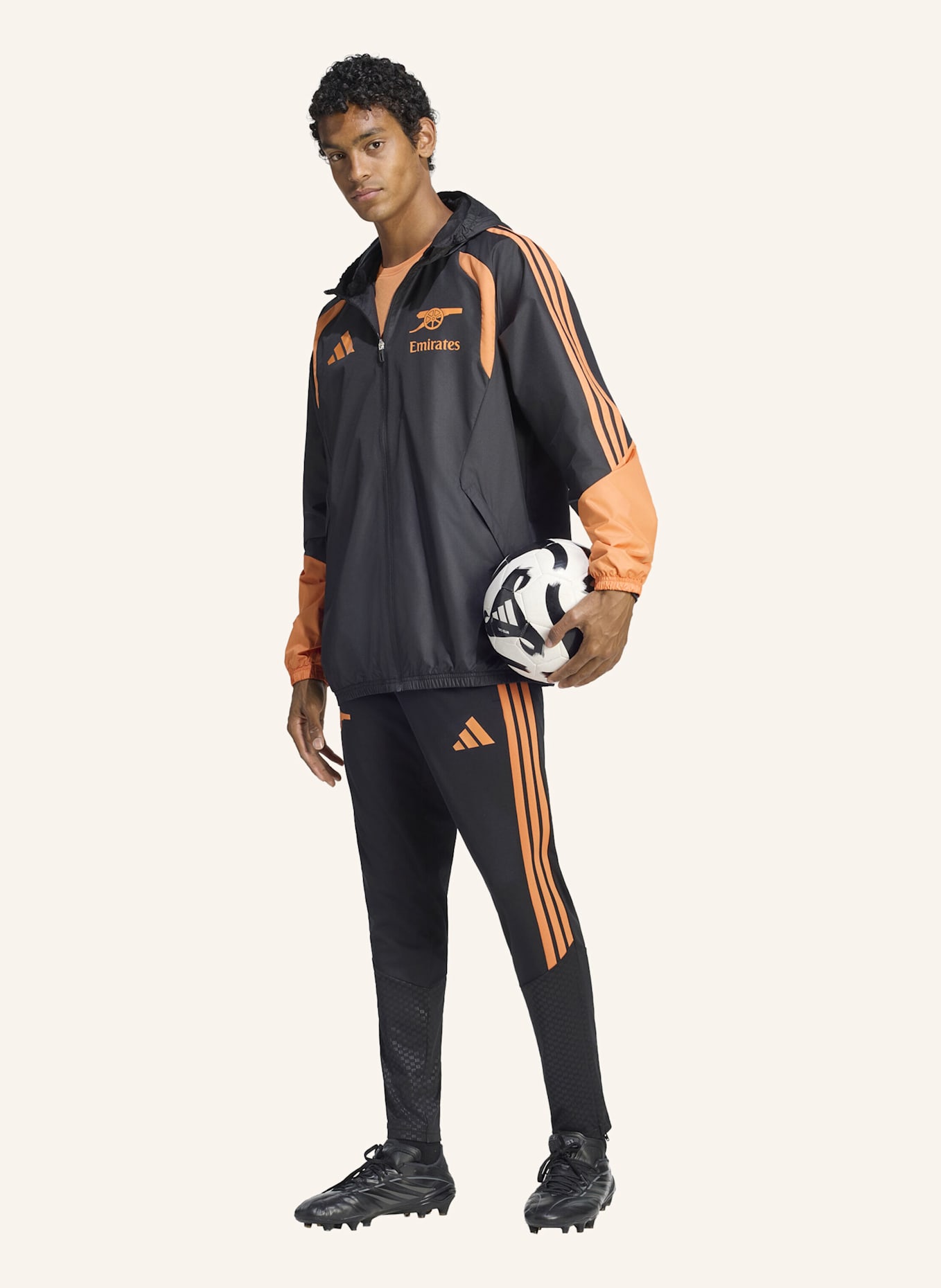 adidas ARSENAL FC 26/27 TIRO ALLWETTERJACKE: SCHWARZ