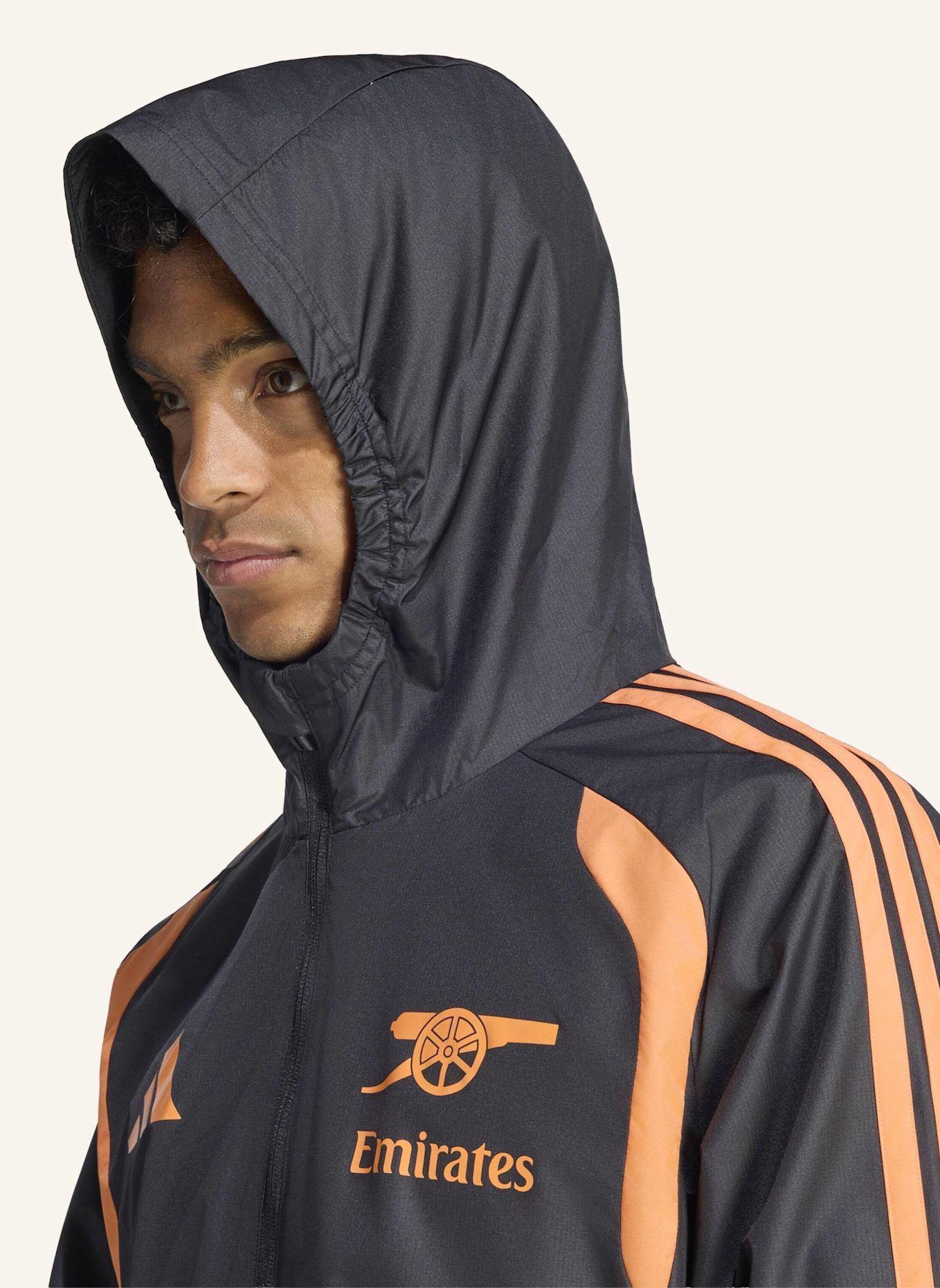 adidas ARSENAL FC 26/27 TIRO ALLWETTERJACKE: SCHWARZ