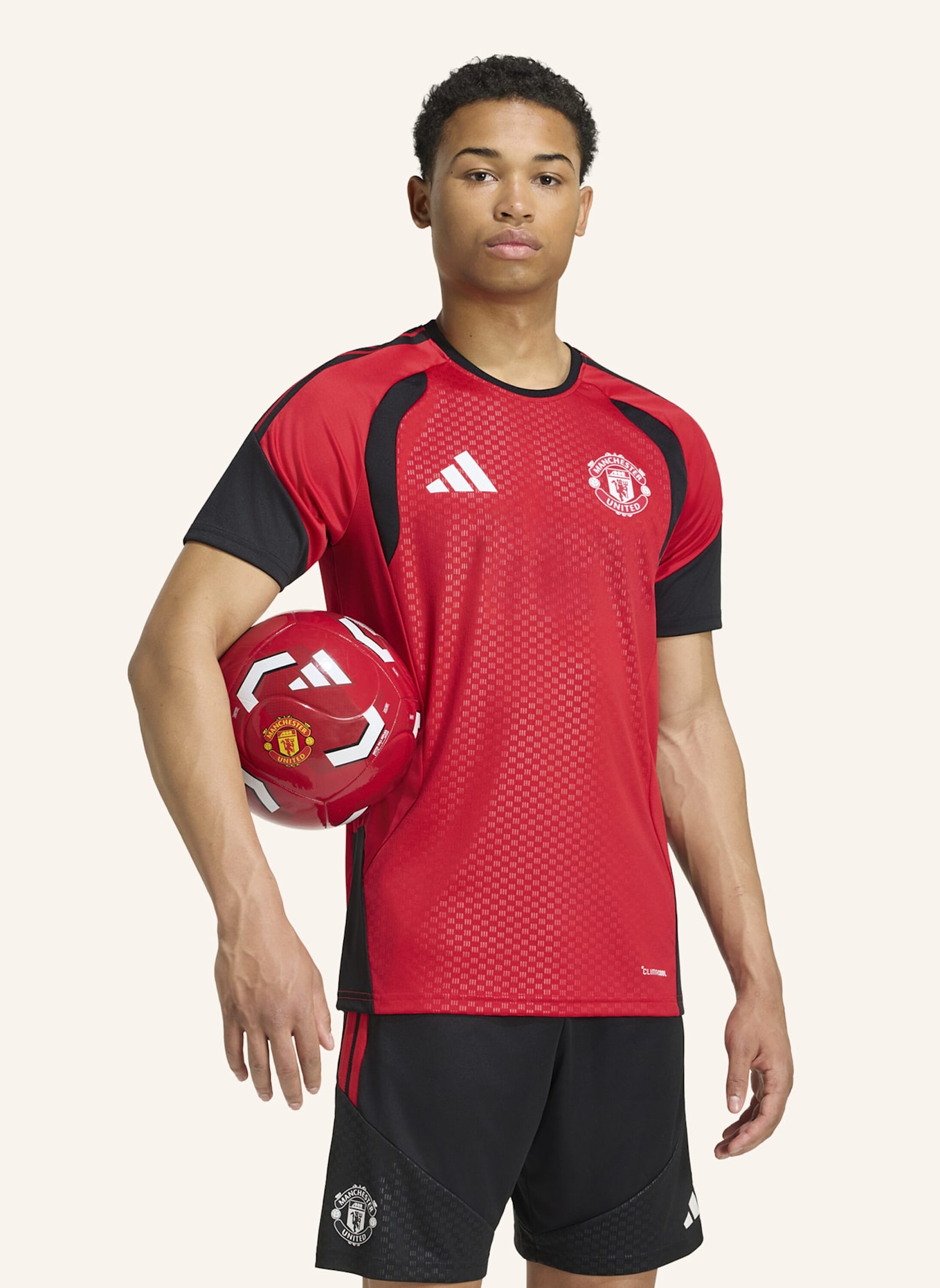 adidas MANCHESTER UNITED 26/27 TIRO TRAININGSTRIKOT: ROT