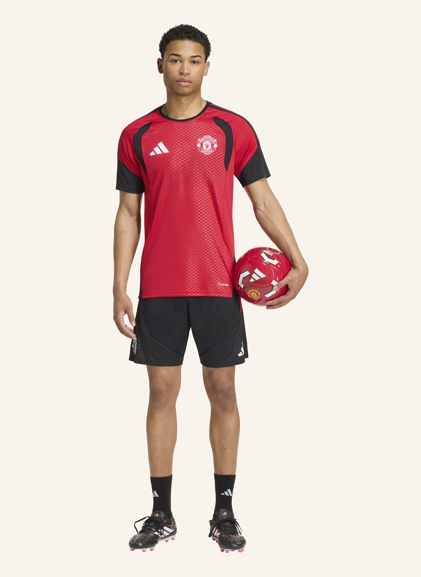 adidas MANCHESTER UNITED 26/27 TIRO TRAININGSTRIKOT: ROT