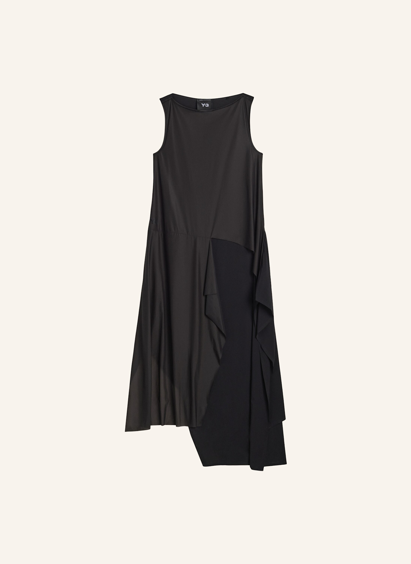 Y-3 Y-3 MESH-KLEID: SCHWARZ