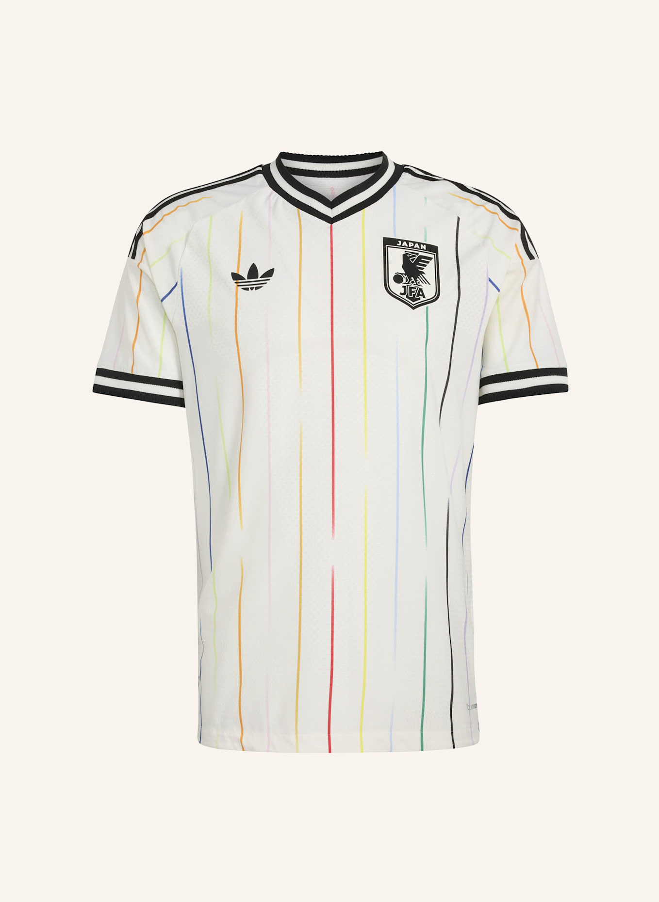 adidas JAPAN 26 AUTHENTIC AUSWÄRTSTRIKOT: WEISS/ SCHWARZ