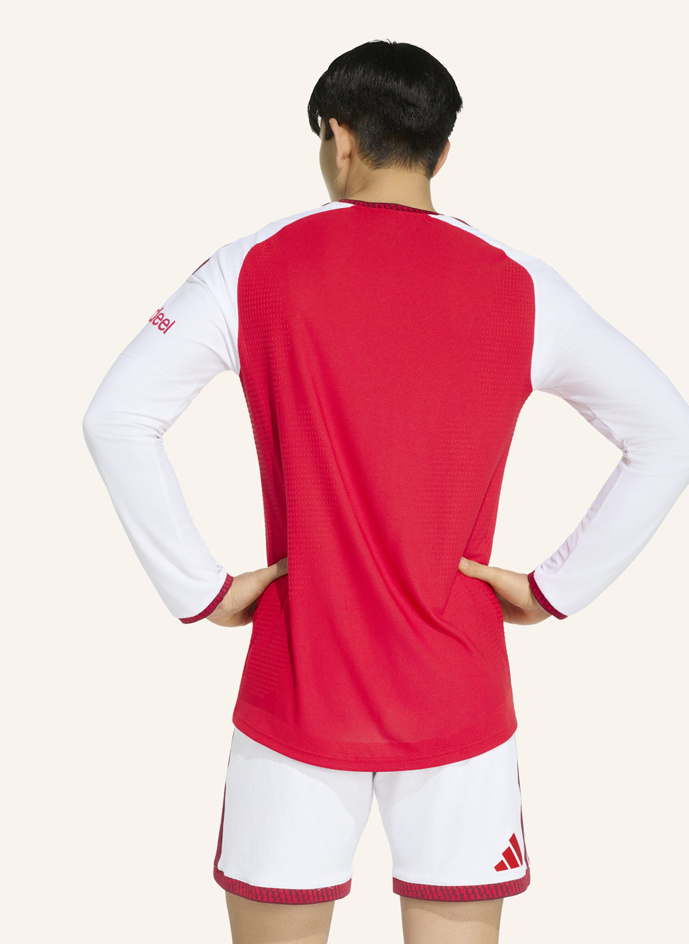 adidas FC ARSENAL 26/27 AUTHENTIC HEIMTRIKOT, LANGÄRMELIG: ROT