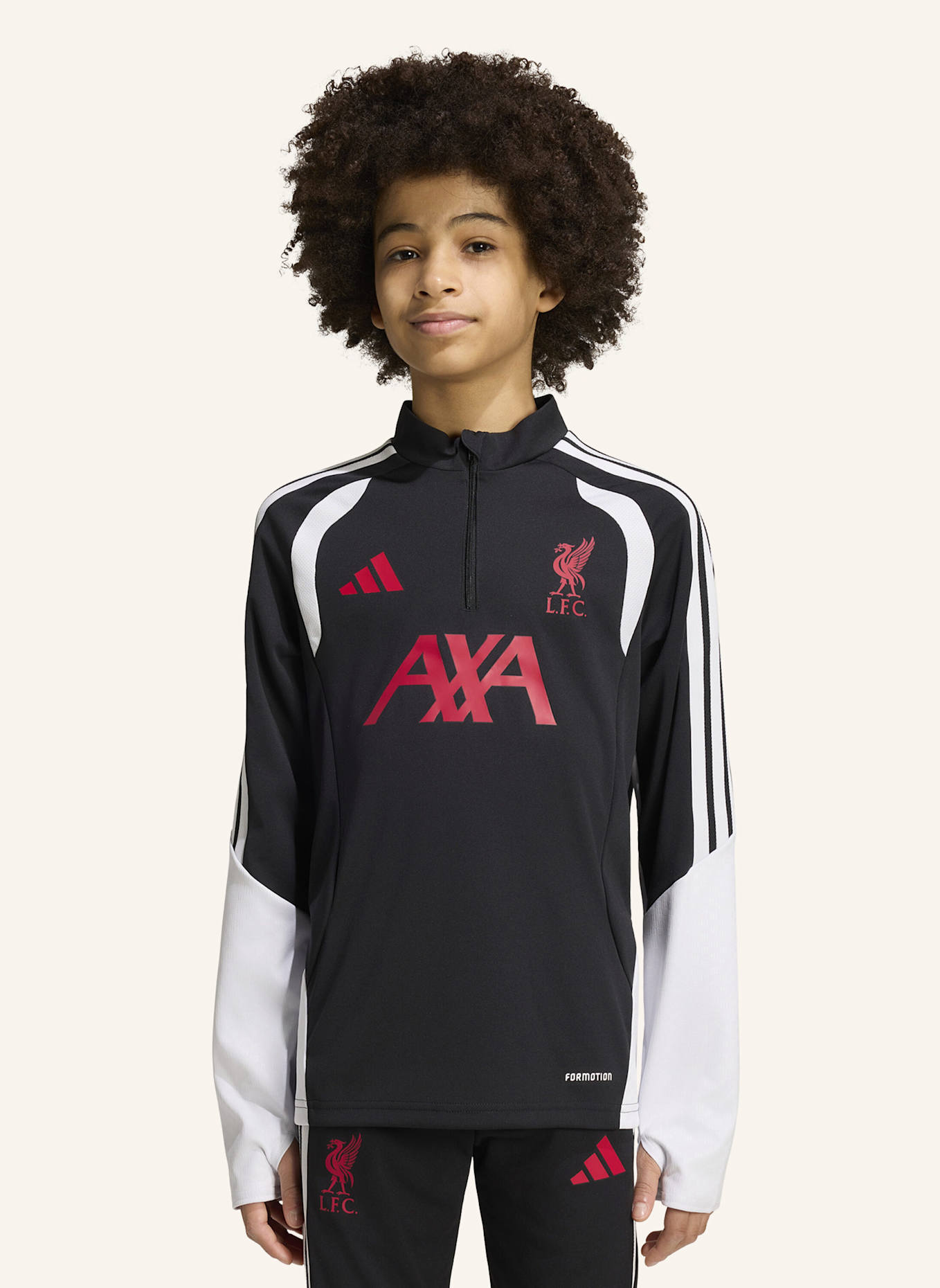 adidas FC LIVERPOOL 26/27 TIRO KIDS TRAININGSOBERTEIL: SCHWARZ