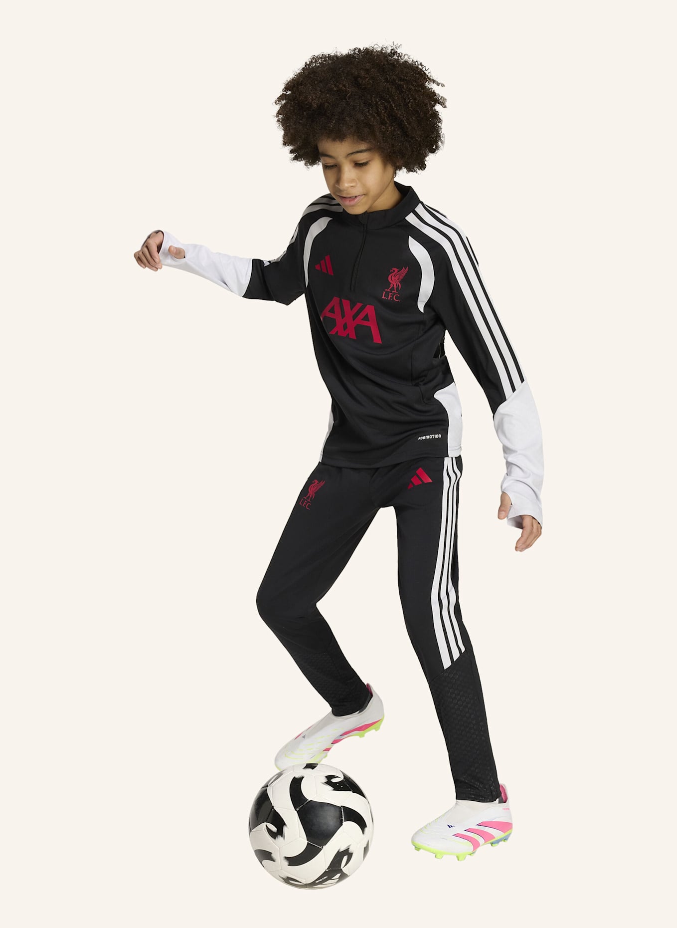 adidas FC LIVERPOOL 26/27 TIRO KIDS TRAININGSHOSE: SCHWARZ