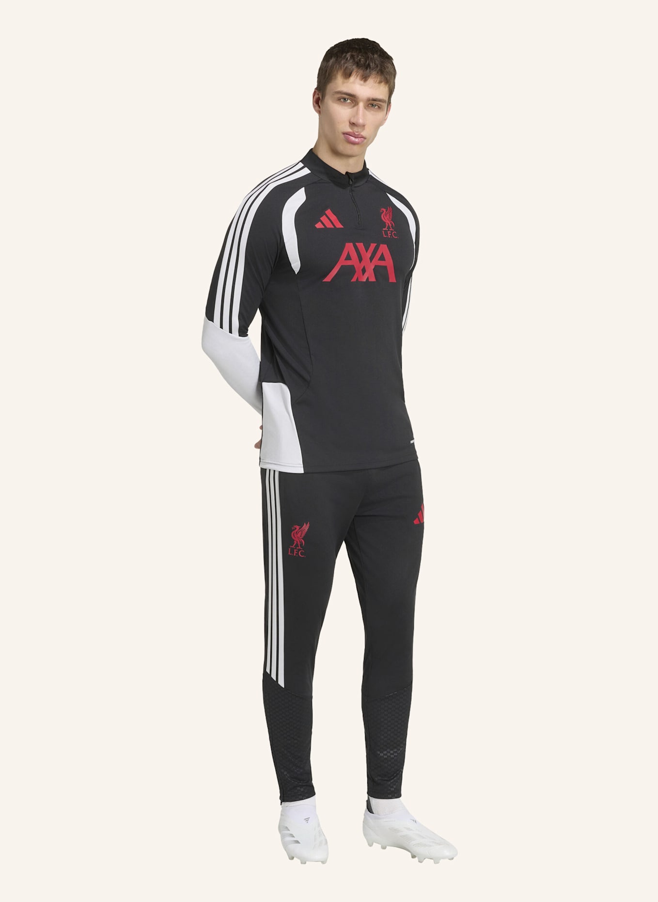 adidas LIVERPOOL FC 26/27 TIRO TRAININGSOBERTEIL: SCHWARZ