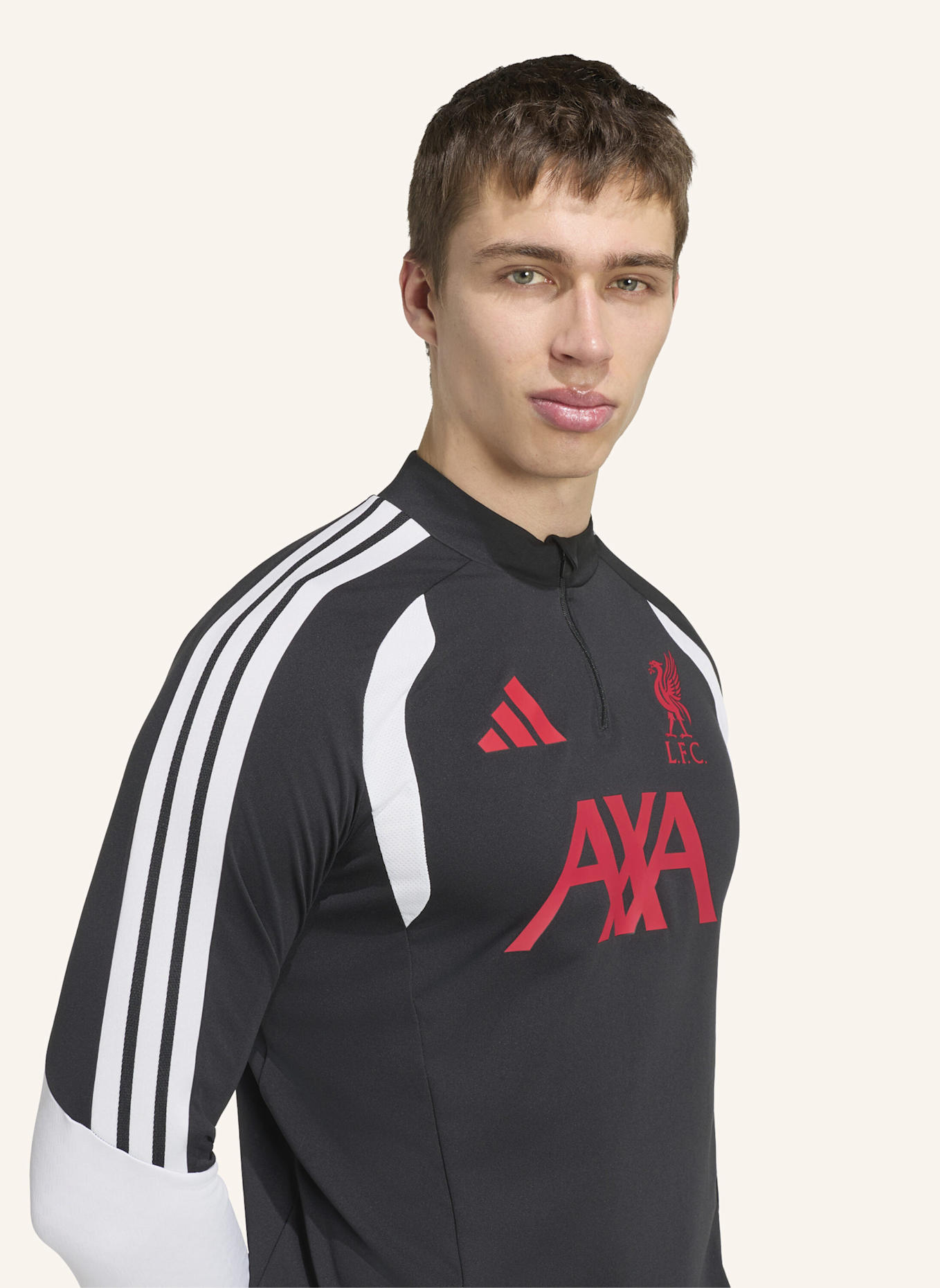 adidas LIVERPOOL FC 26/27 TIRO TRAININGSOBERTEIL: SCHWARZ