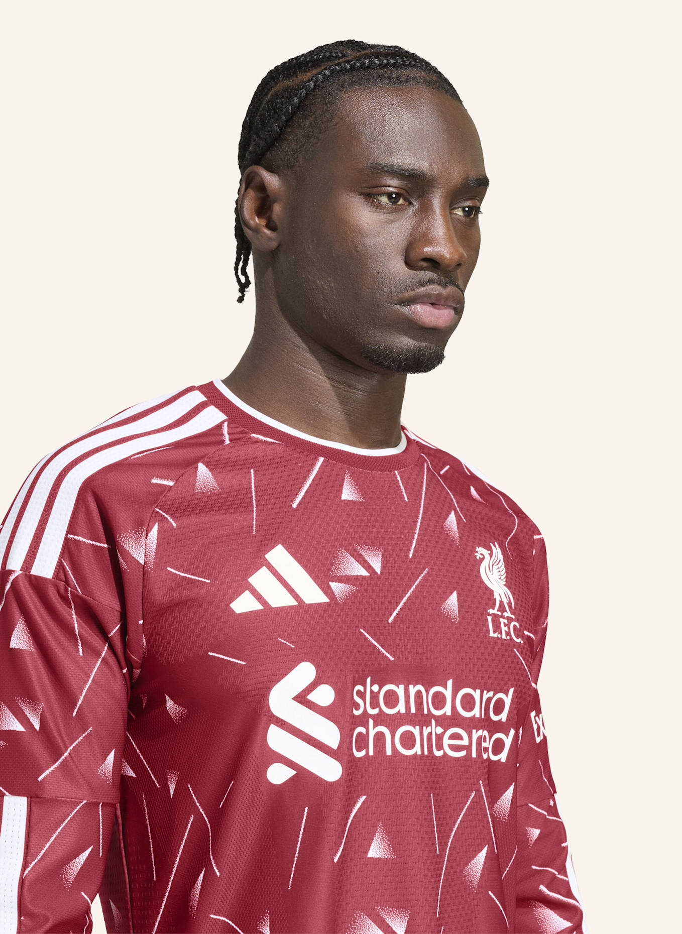 adidas FC LIVERPOOL 26/27 AUTHENTIC HEIMTRIKOT, LANGÄRMELIG: ROT