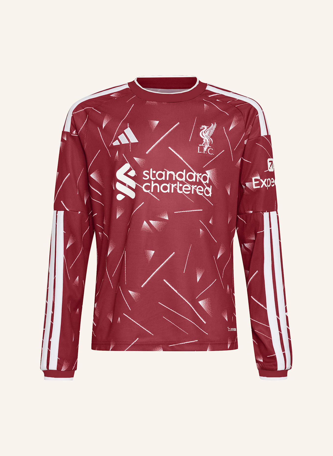 adidas FC LIVERPOOL 26/27 KIDS HEIMTRIKOT, LANGÄRMELIG: ROT