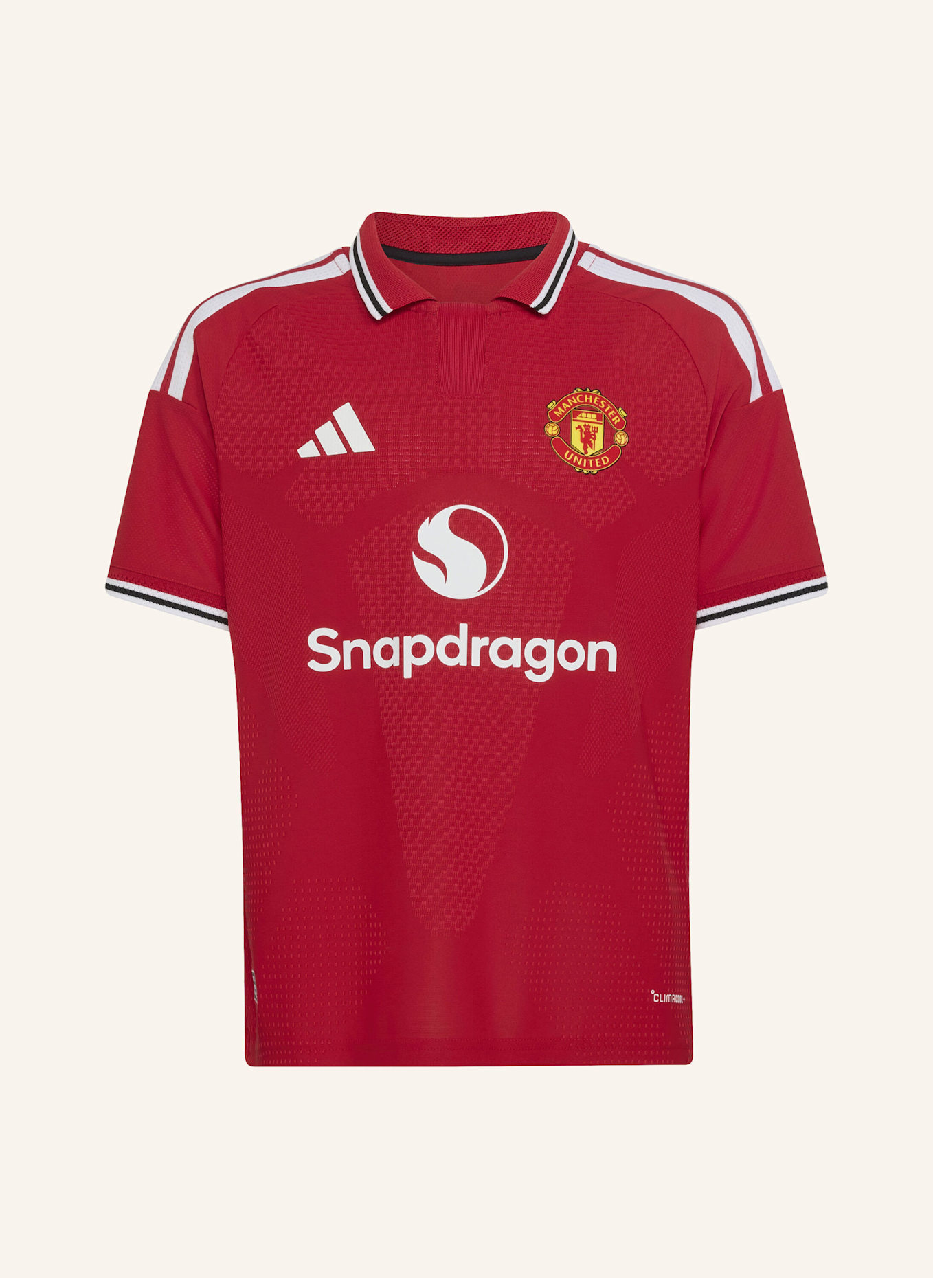 adidas MANCHESTER UNITED 26/27 KIDS AUTHENTIC HEIMTRIKOT: ROT