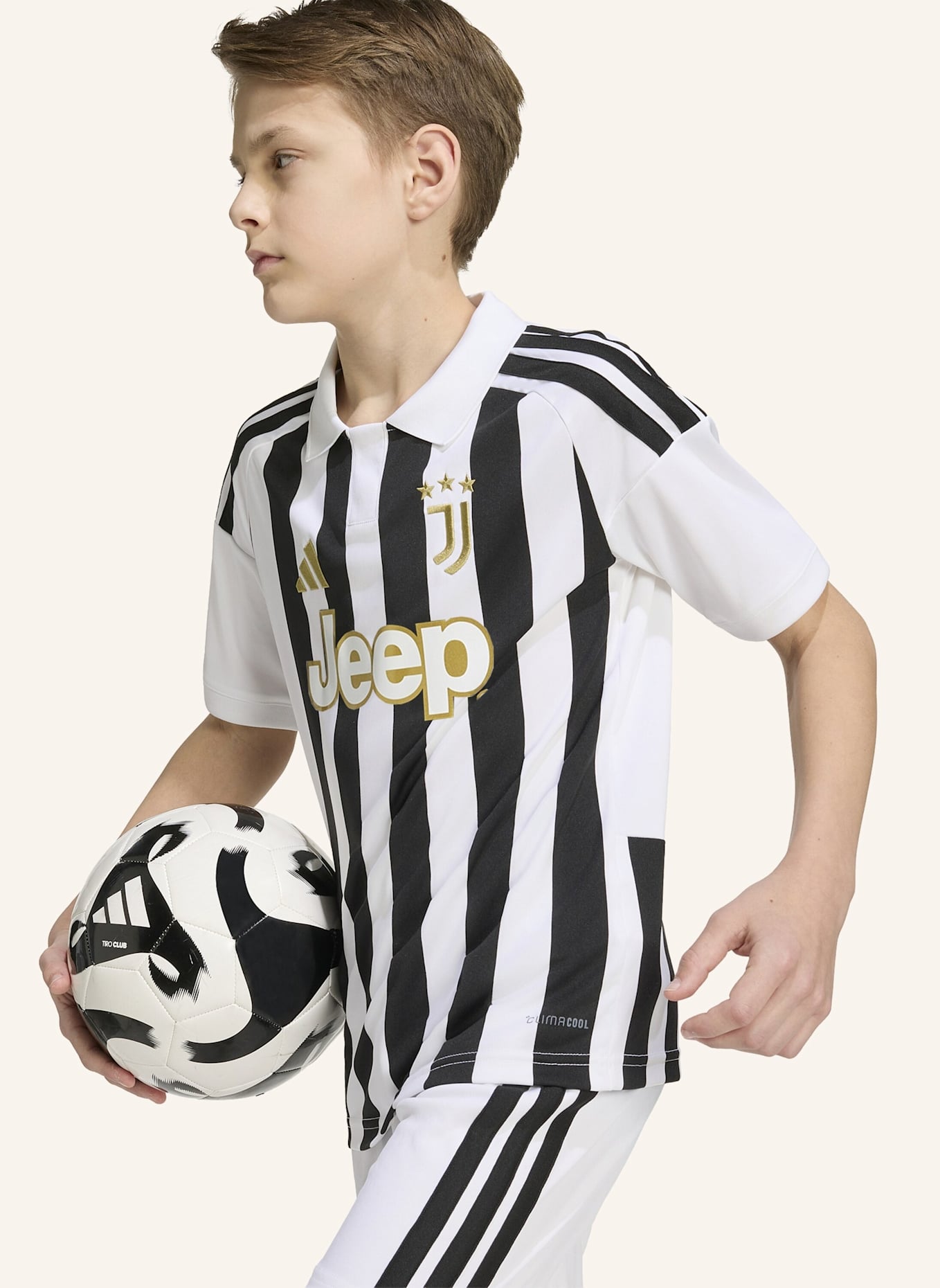 adidas JUVENTUS TURIN 26/27 KIDS HEIMTRIKOT: WEISS/ SCHWARZ