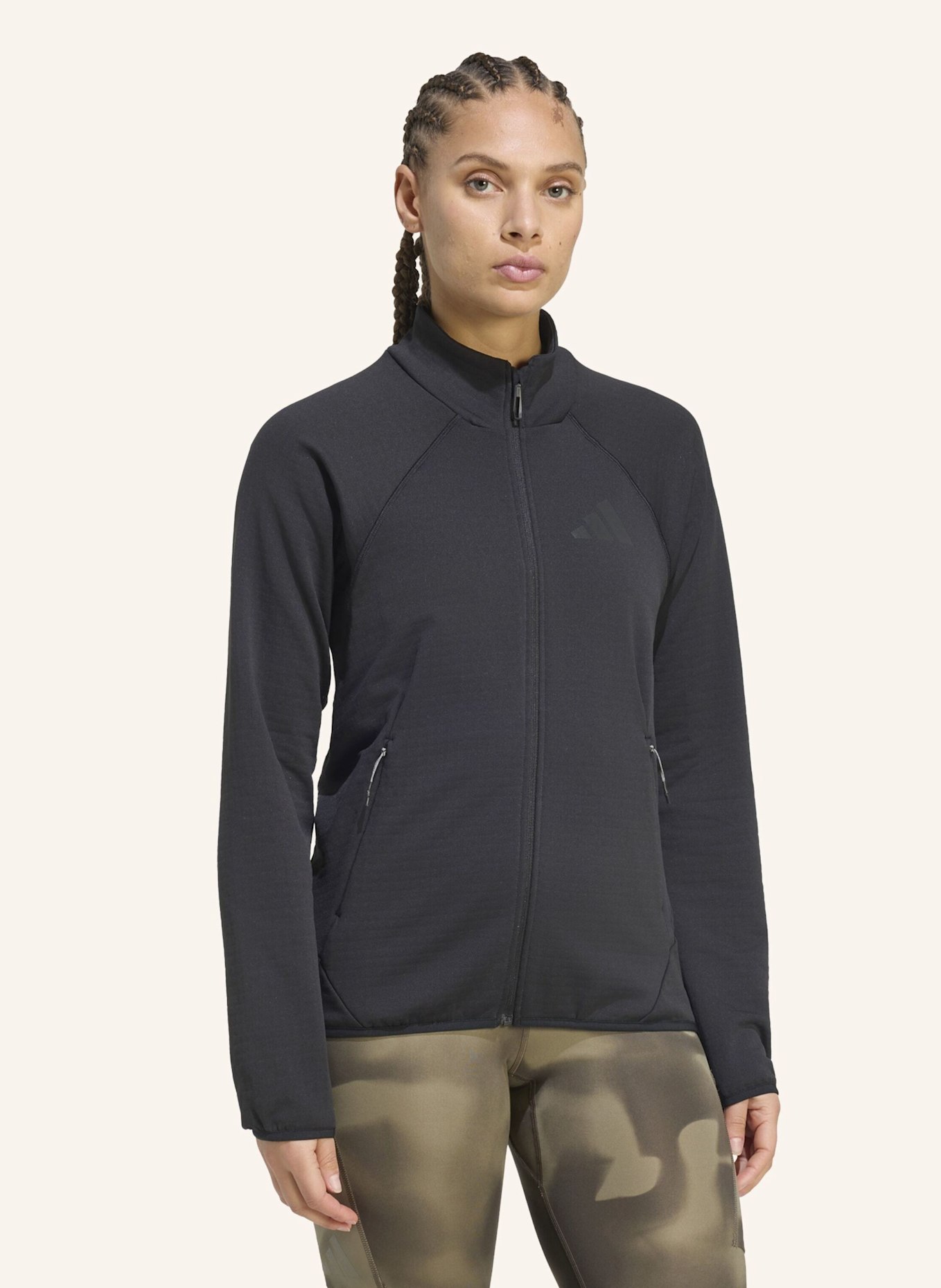 adidas TERREX TERREX XPERIOR CLIMAWARM+ VENTKNIT FLEECEJACKE: SCHWARZ