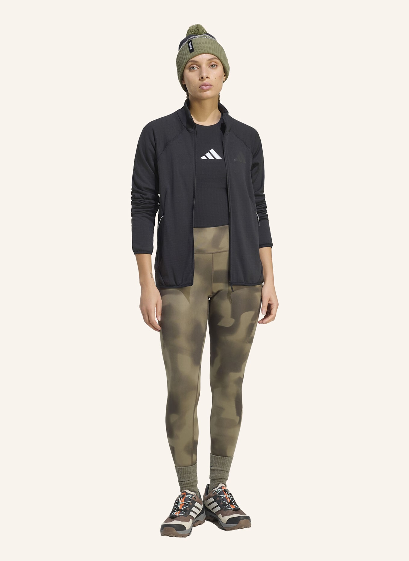 adidas TERREX TERREX XPERIOR CLIMAWARM+ VENTKNIT FLEECEJACKE: SCHWARZ
