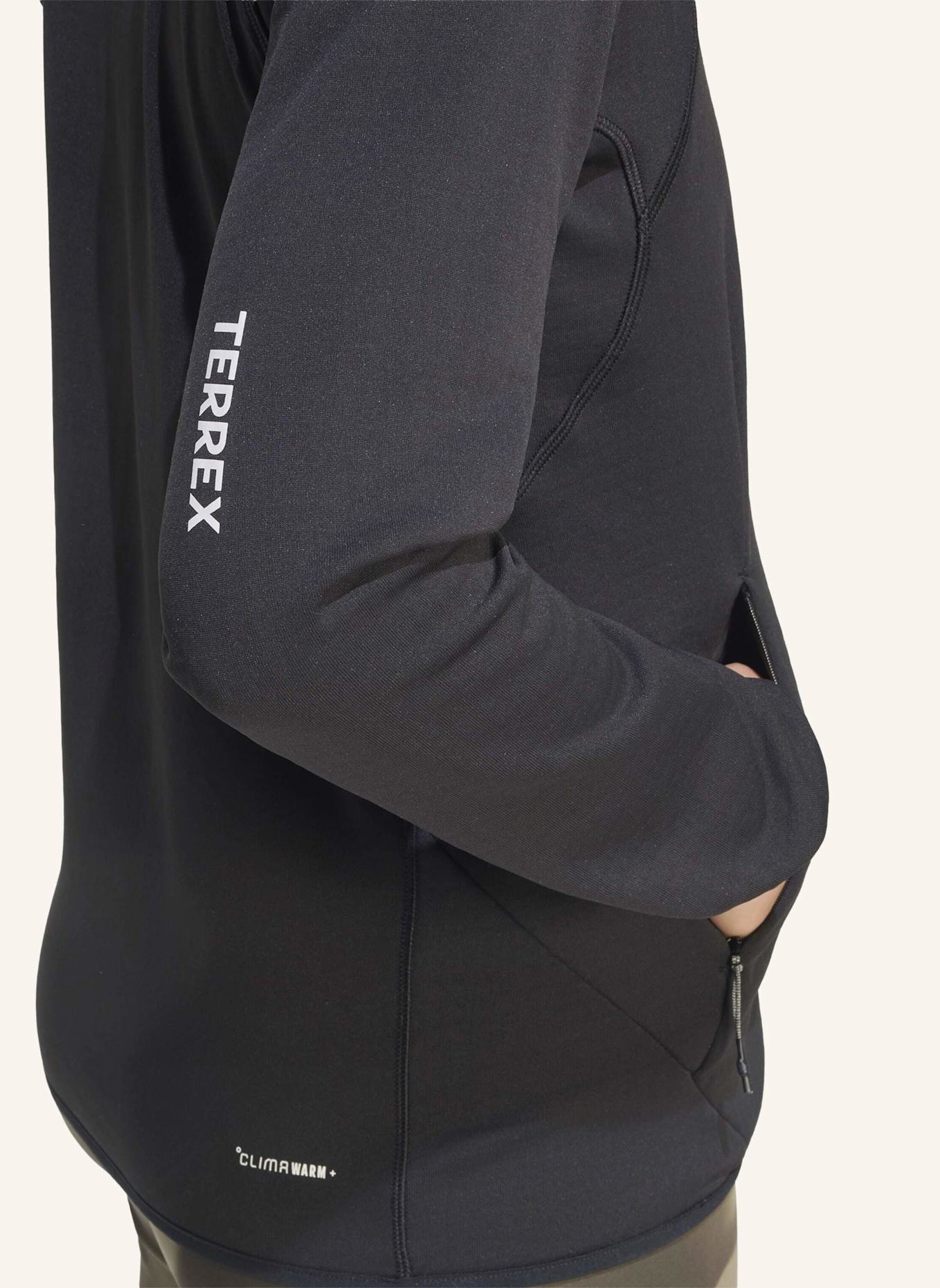 adidas TERREX TERREX XPERIOR CLIMAWARM+ VENTKNIT FLEECEJACKE: SCHWARZ